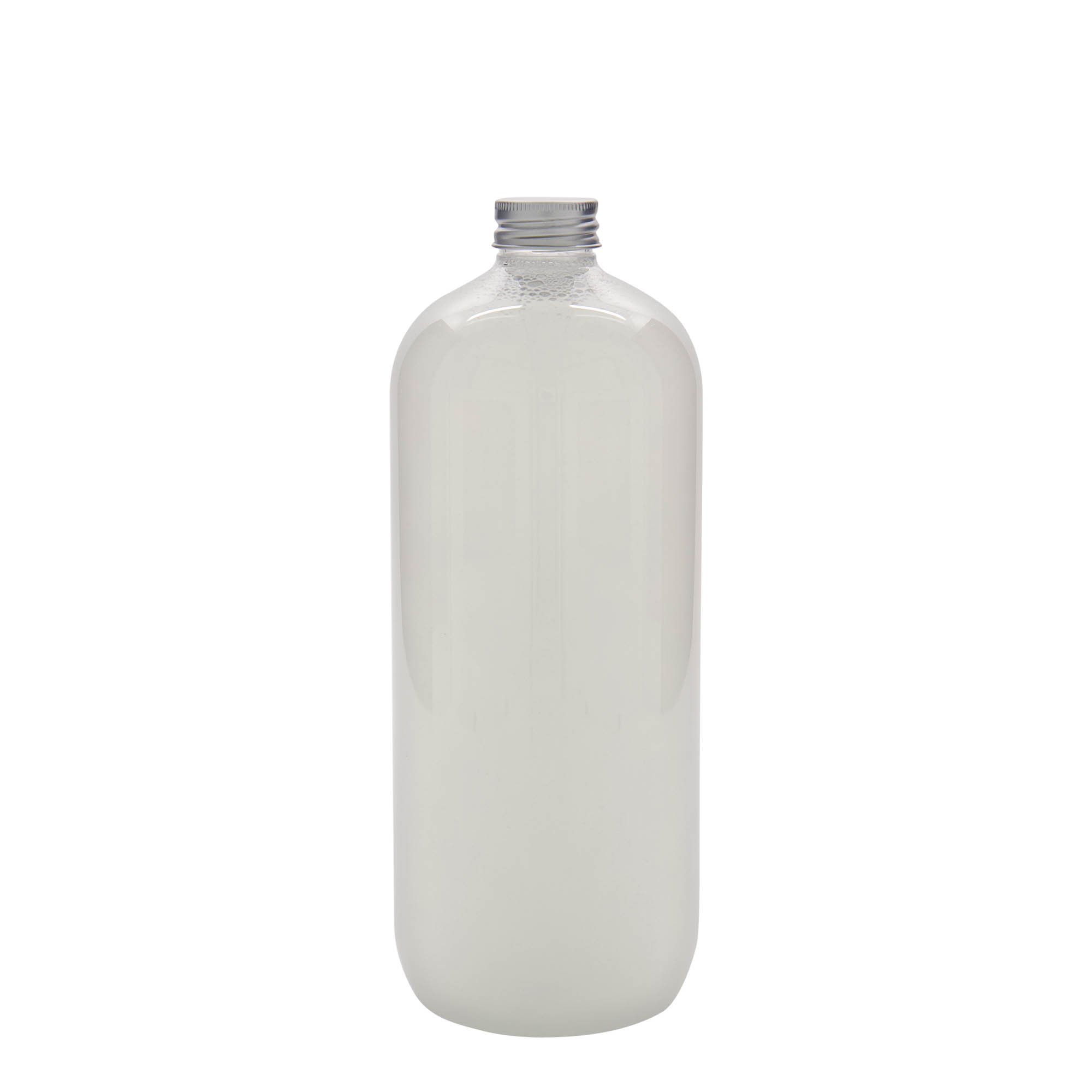 1.000 ml butelka PET „Boston”, tworzywo sztuczne, gwint: 28/410