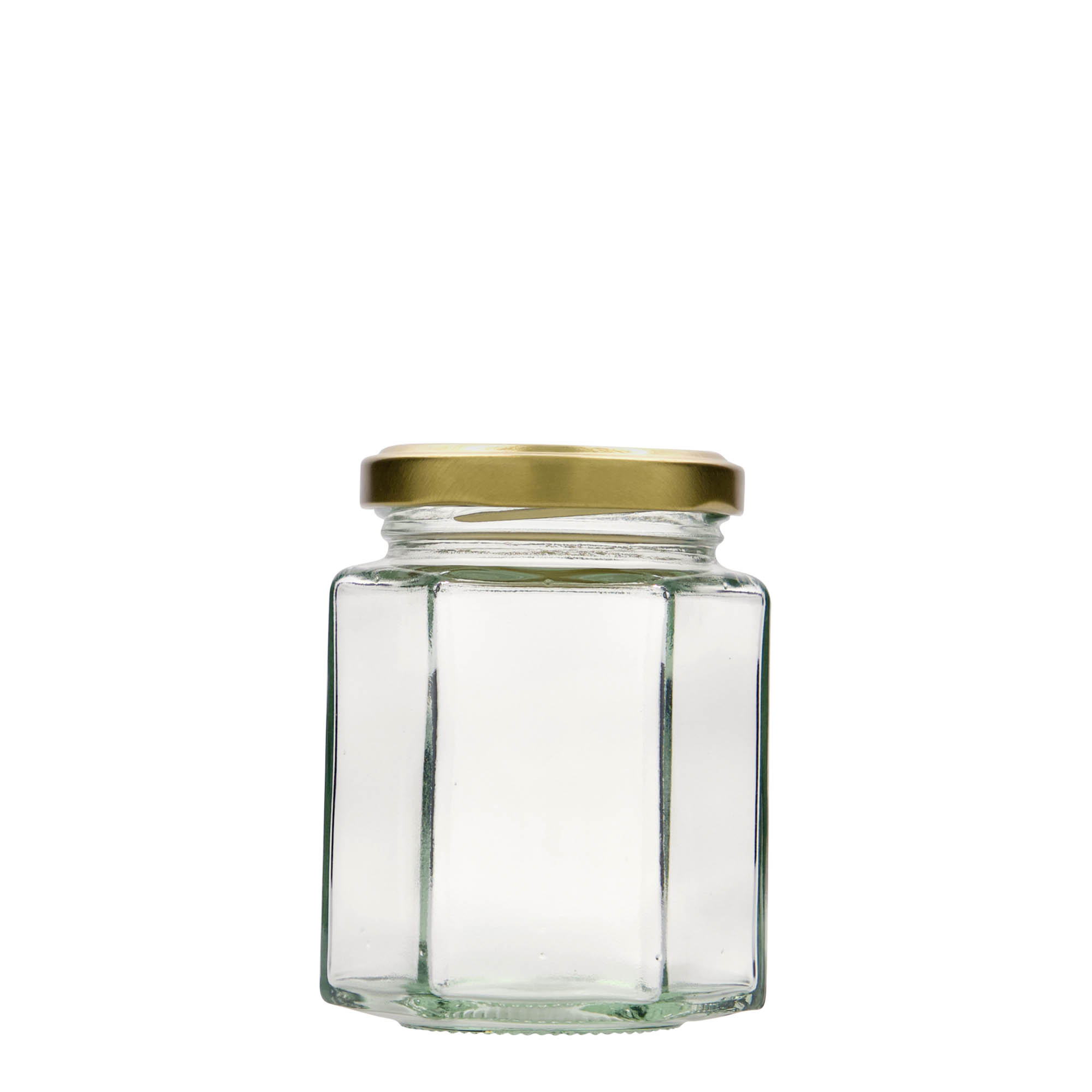 191 ml sześciokątny słoik, otwór: Twist-Off (TO 58)
