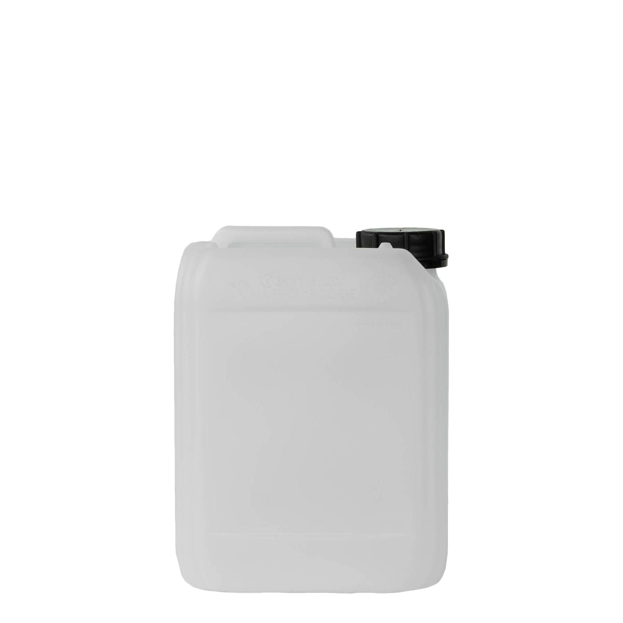 5 l kanister, prostokątny, tworzywo HDPE, naturalny, wylot: ND 55