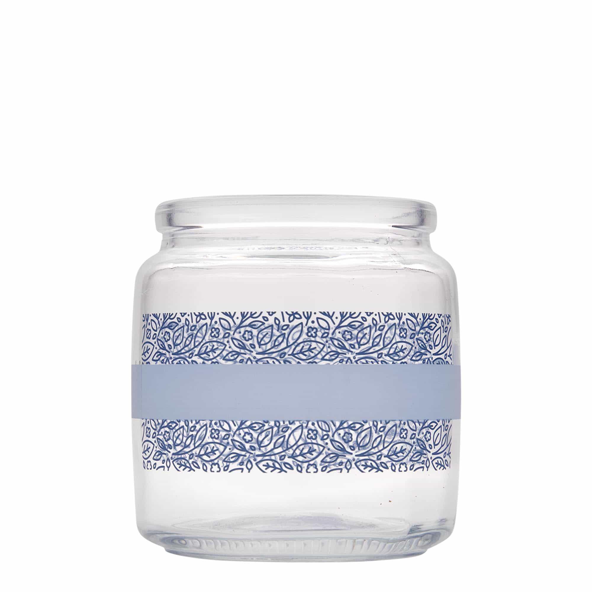 750 ml słoik z korkiem 'Giara', wzór: naturalmente blu, zamknięcie: korek 750 ml słoik z korkiem 'Giara', wzór: naturalmente blu, zamknięcie: korek
