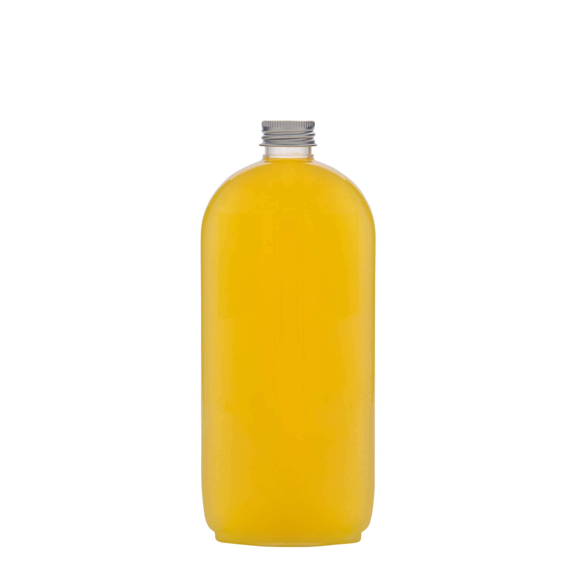 500 ml butelka PET 'Iris', owalna, tworzywo sztuczne, zamknięcie: GPI 24/410