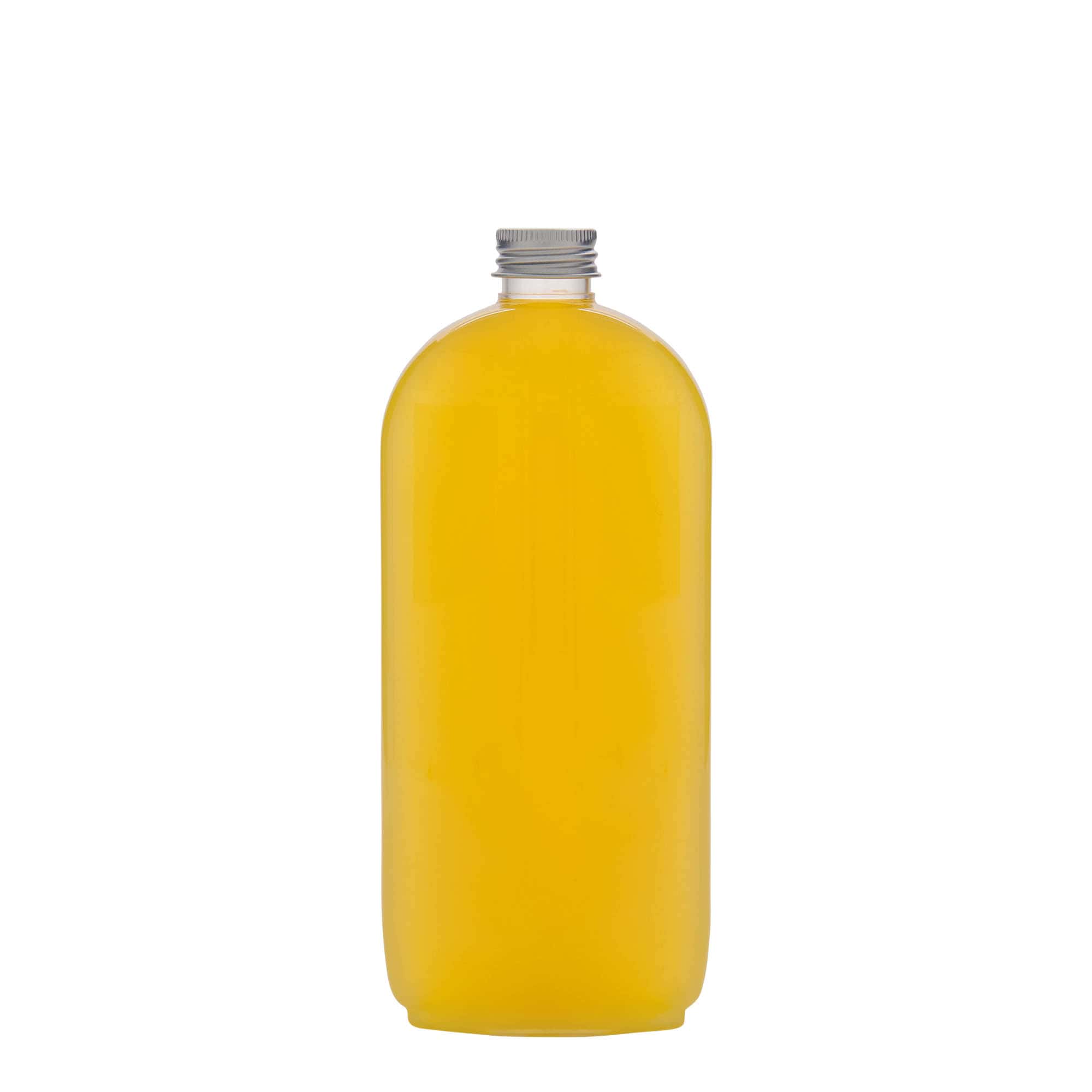 500 ml butelka PET 'Iris', owalna, tworzywo sztuczne, zamknięcie: 24/410