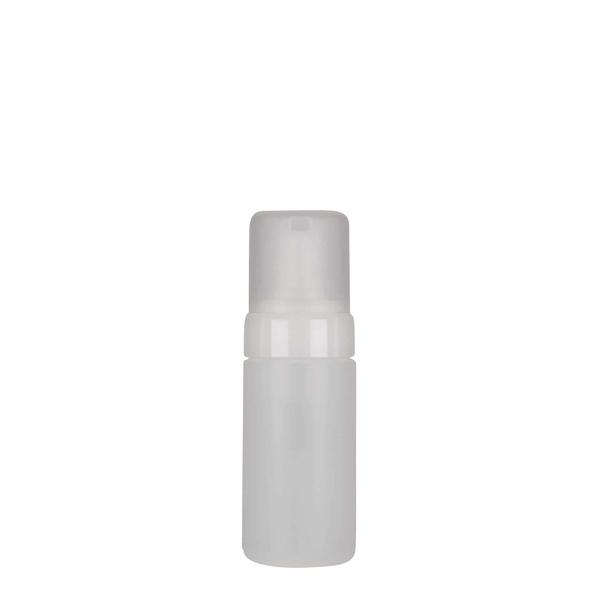 100 ml butelka z dozownikiem 'Foamer', tworzywo sztuczne PE, kolor naturalny, zamknięcie: zakrętka