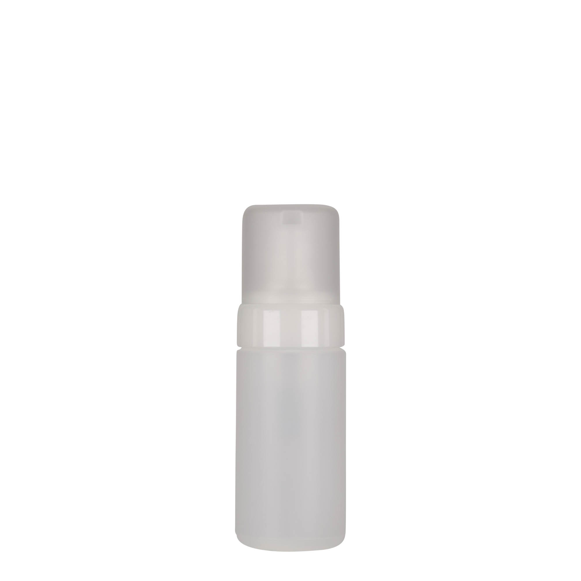 100 ml butelka z dozownikiem 'Foamer', tworzywo PE, naturalny kolor, zakończenie: zakrętka 100 ml butelka z dozownikiem 'Foamer', tworzywo PE, naturalny kolor, zakończenie: zakrętka