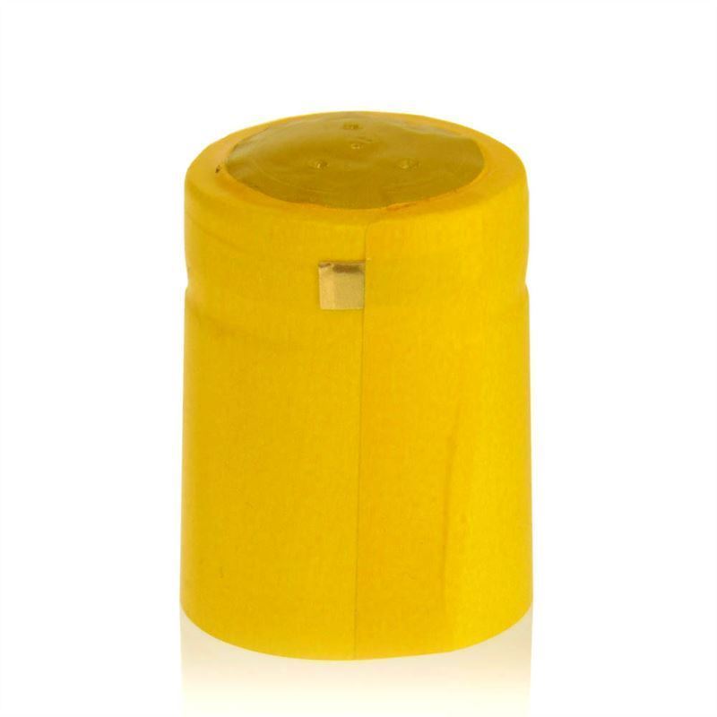 Kapturek termokurczliwy 32x41, tworzywo sztuczne PVC, kolor żółty