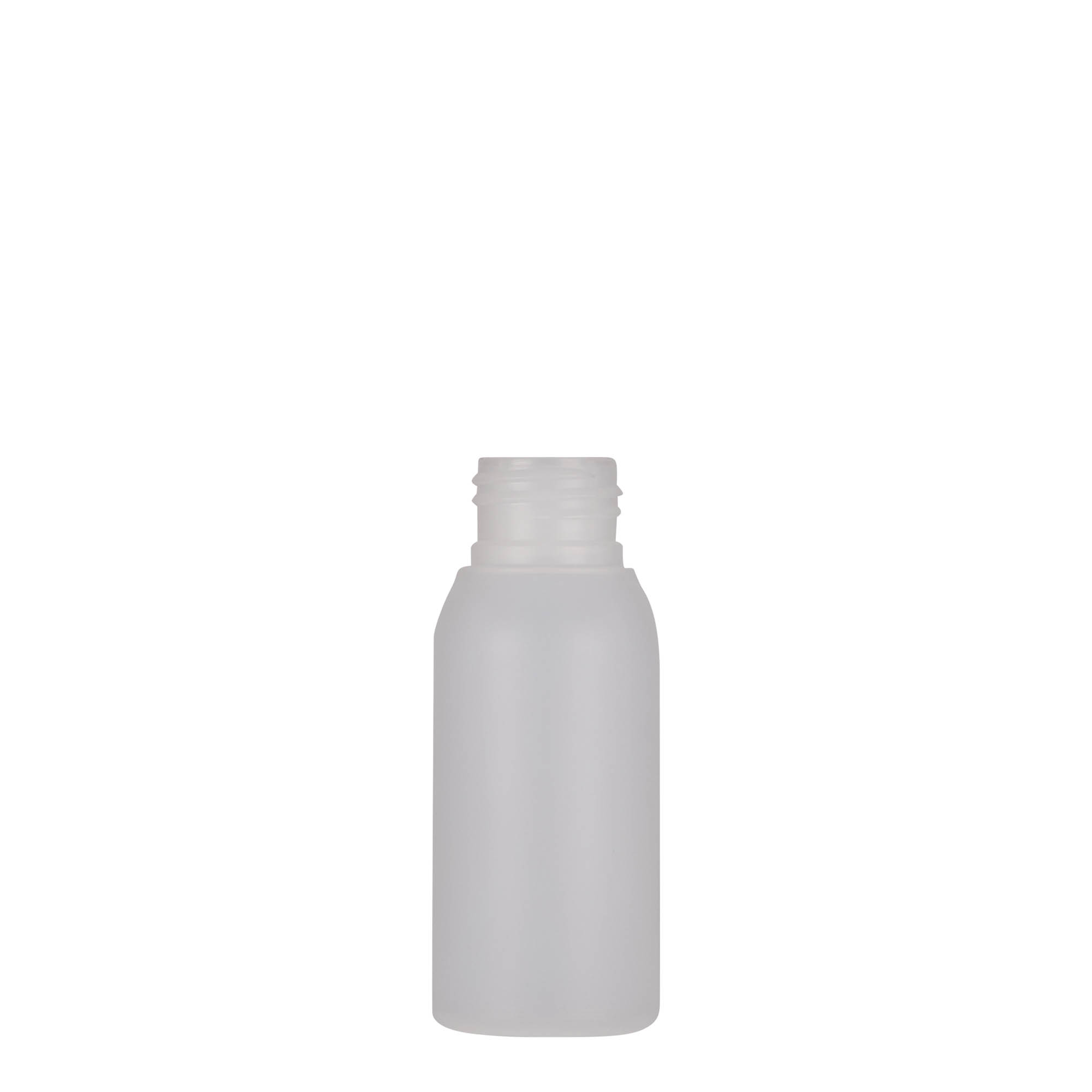 50 ml butelka plastikowa 'Tuffy', HDPE, naturalna, gwint: 24/410