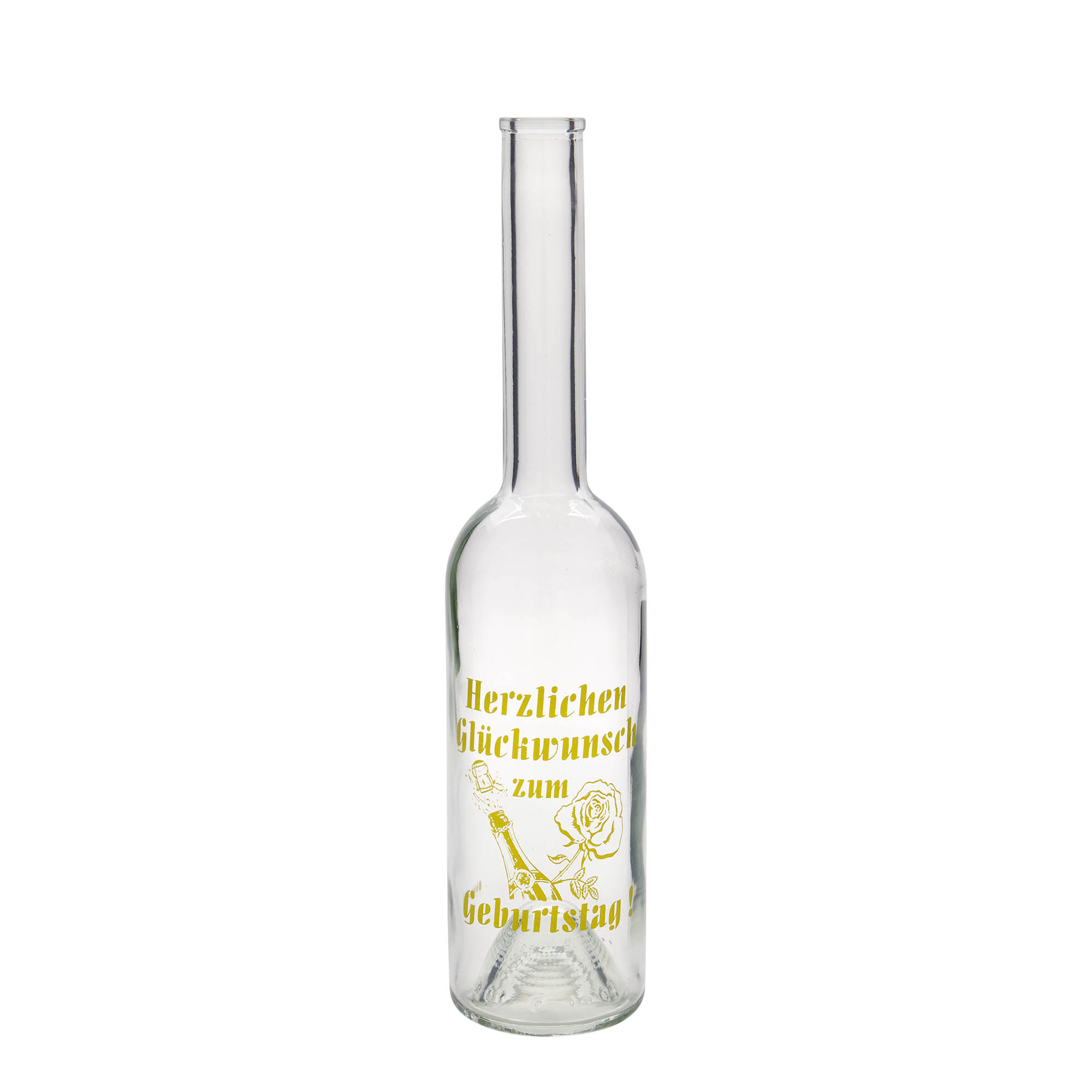 500 ml butelka szklana „Opera”, motyw: butelka urodzinowa, szyjka: korek