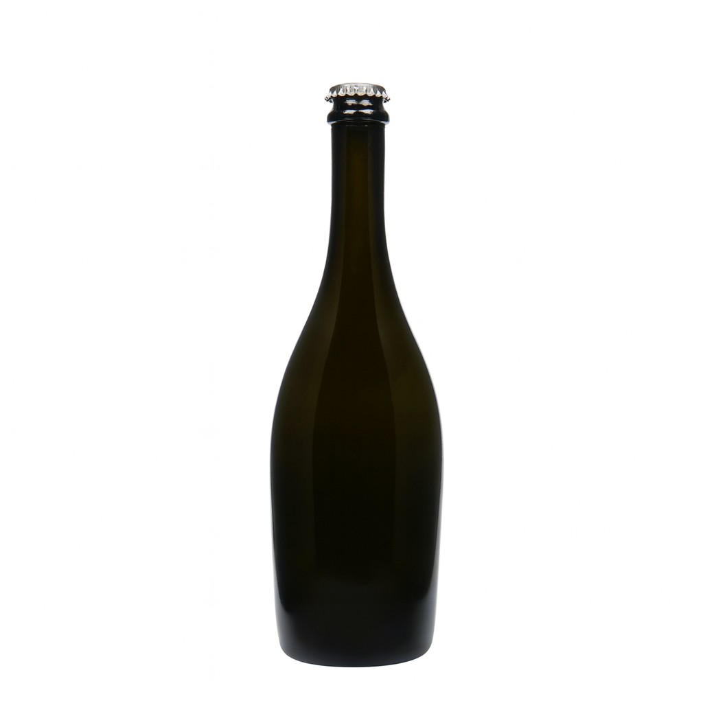 750 ml butelka szampana 'Carmen', szkło, antyczny zielony, szyjka: kapsel koronowy