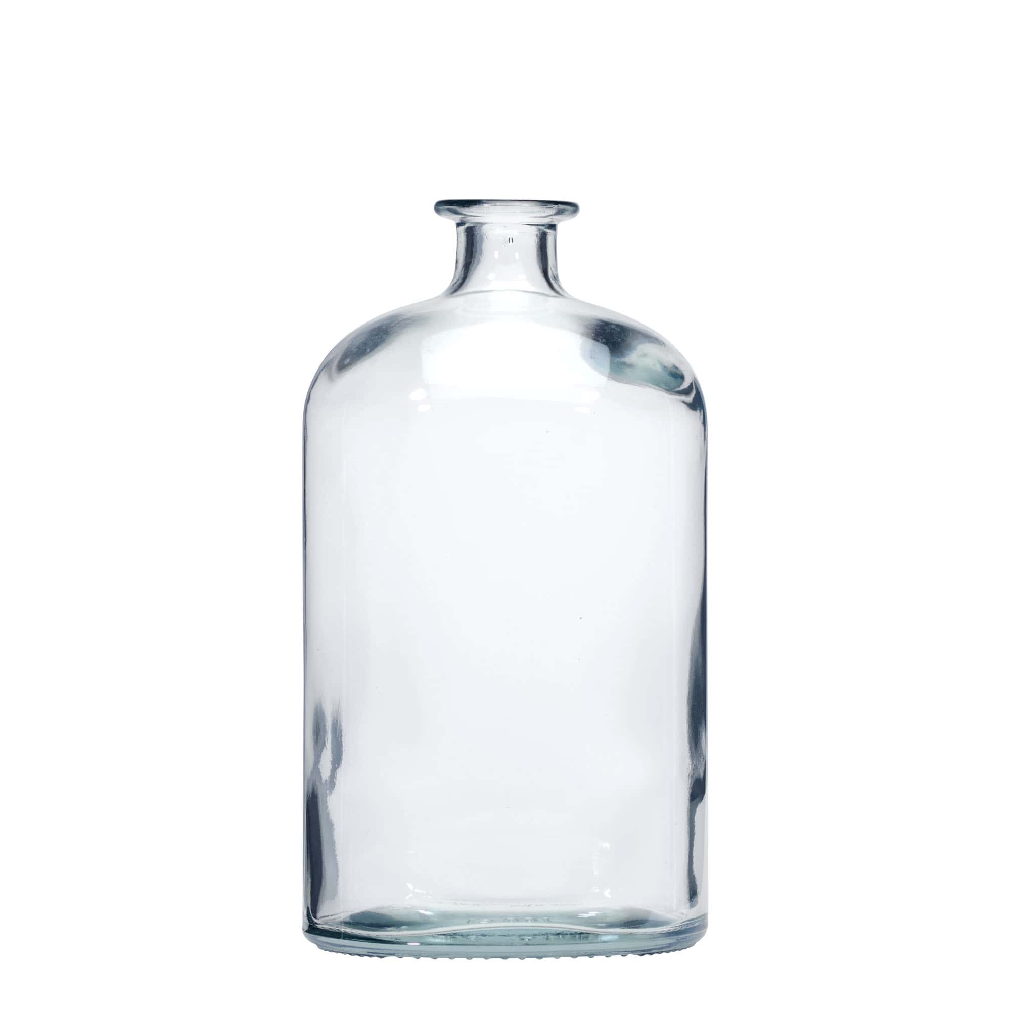 1000 ml butelka szklana 'Dundee', owalna, zamknięcie: korek 1000 ml butelka szklana 'Dundee', owalna, zamknięcie: korek