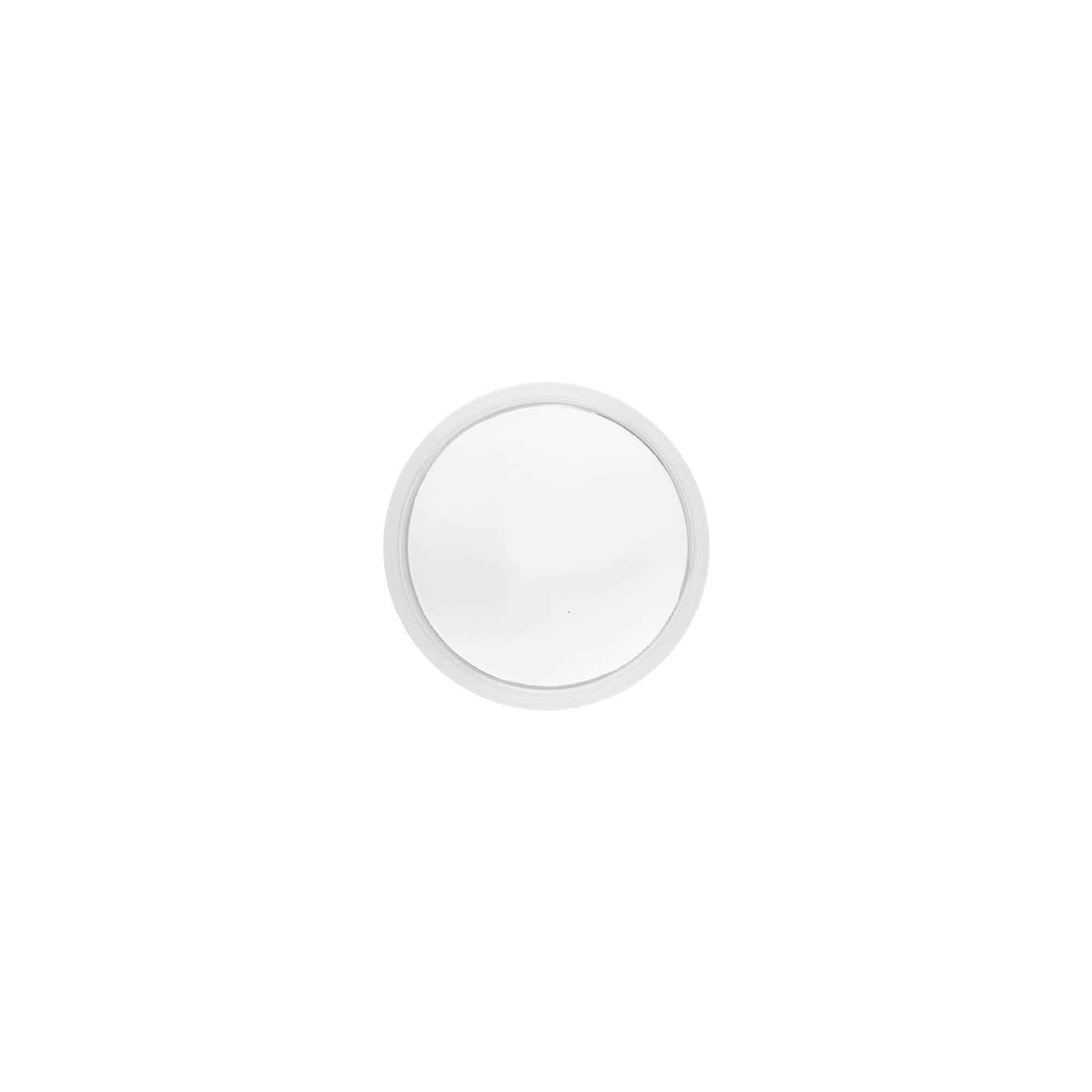 Zakrętka 'Clear/Platin Edition', tworzywo sztuczne PP, kolor biały, do zamknięcia: 40/2P