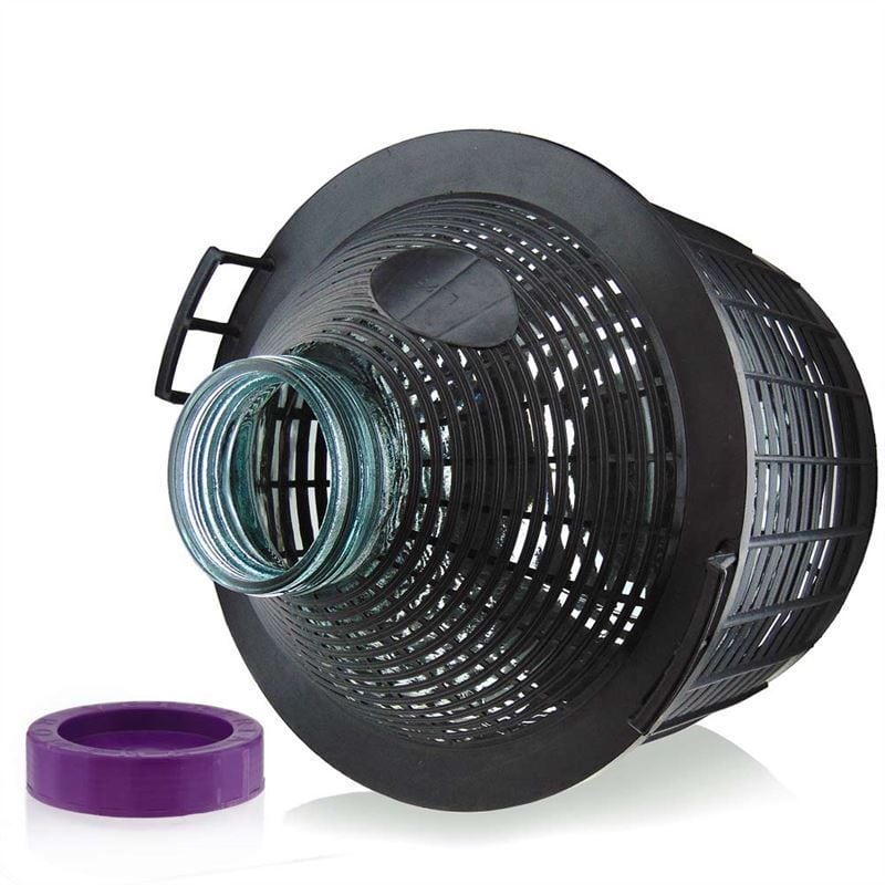 25 l butla balonowa szeroko szyjkowa, szkło, wylot: zakręcany korek