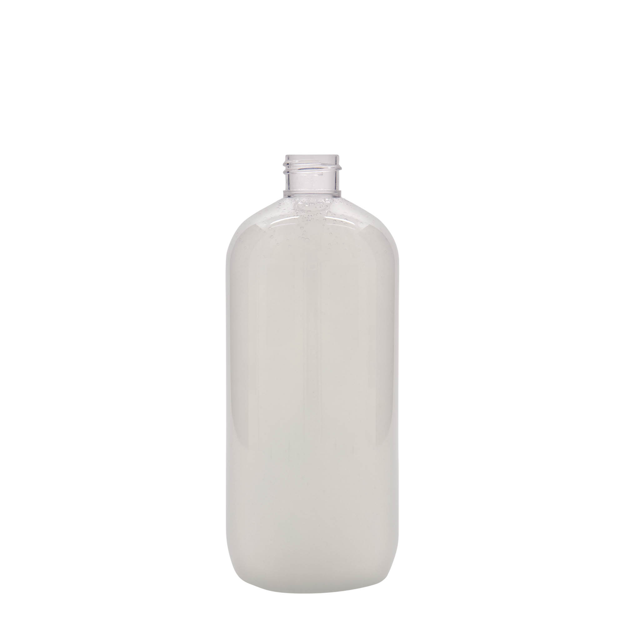 500 ml butelka PET „Boston”, tworzywo sztuczne, gwint: 24/410 500 ml butelka PET „Boston”, tworzywo sztuczne, gwint: 24/410