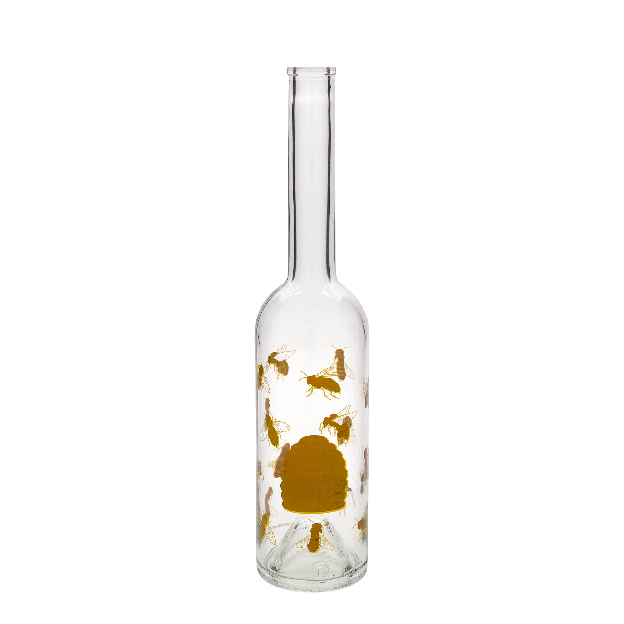 500 ml butelka szklana 'Opera', motyw: pszczoły, otwór: korek 500 ml butelka szklana 'Opera', motyw: pszczoły, otwór: korek