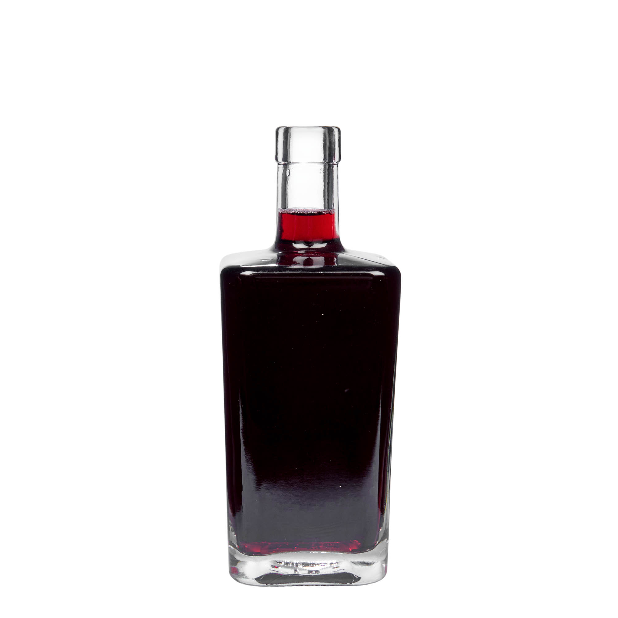 Butelka szklana 500 ml „Noel”, kwadratowa, wylot: korek Butelka szklana 500 ml „Noel”, kwadratowa, wylot: korek