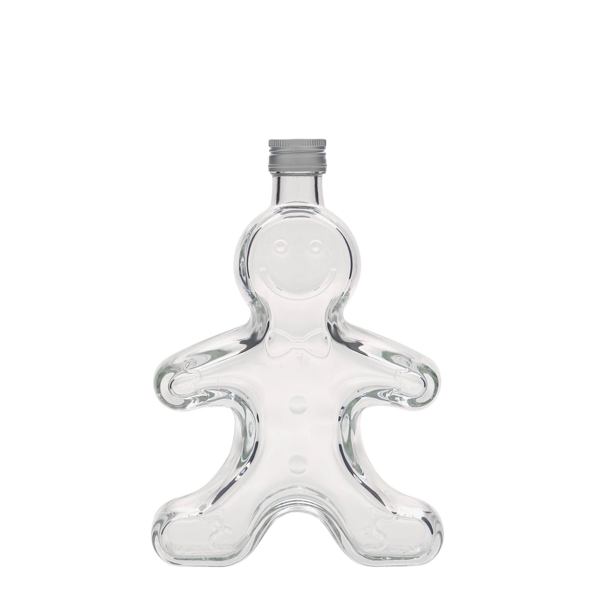 250 ml butelka szklana 'Lebkuchenmann', gwint: PP 24