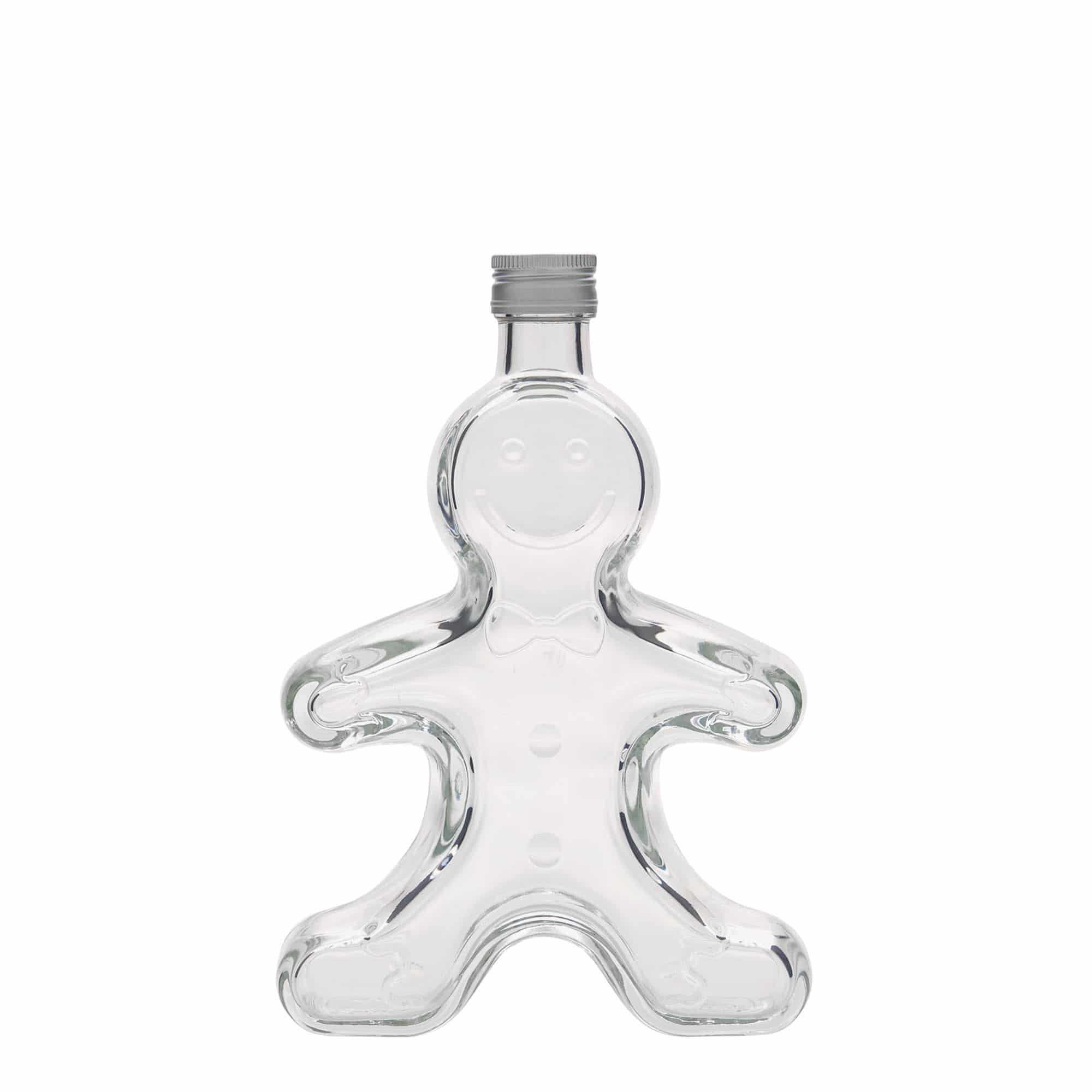 250 ml butelka szklana 'Lebkuchenmann', gwint: PP 24