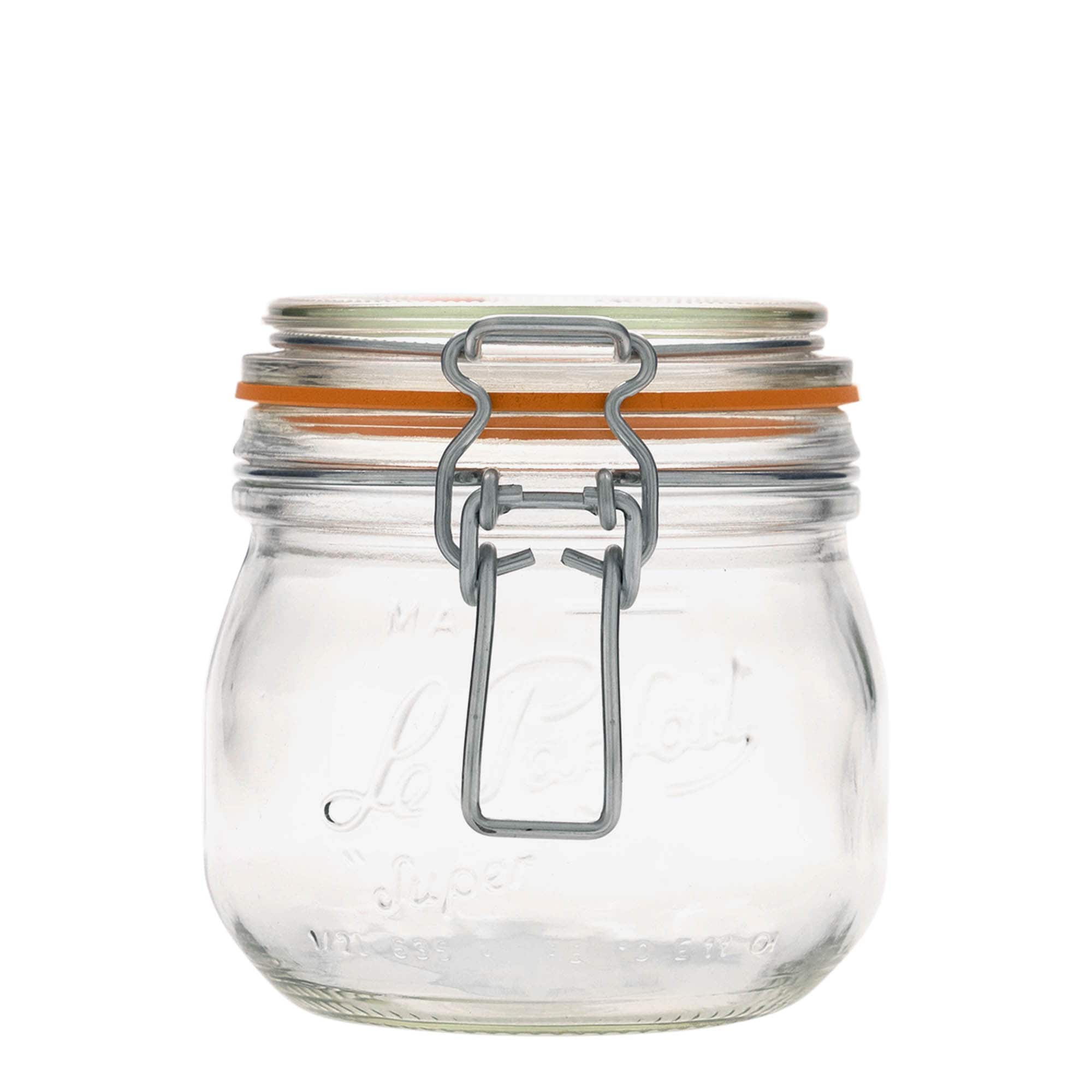 500 ml słoik z zamknięciem pałąkowym 'Le Parfait Super Bocal', zamknięcie: Zamknięcie pałąkowe 500 ml słoik z zamknięciem pałąkowym 'Le Parfait Super Bocal', zamknięcie: Zamknięcie pałąkowe