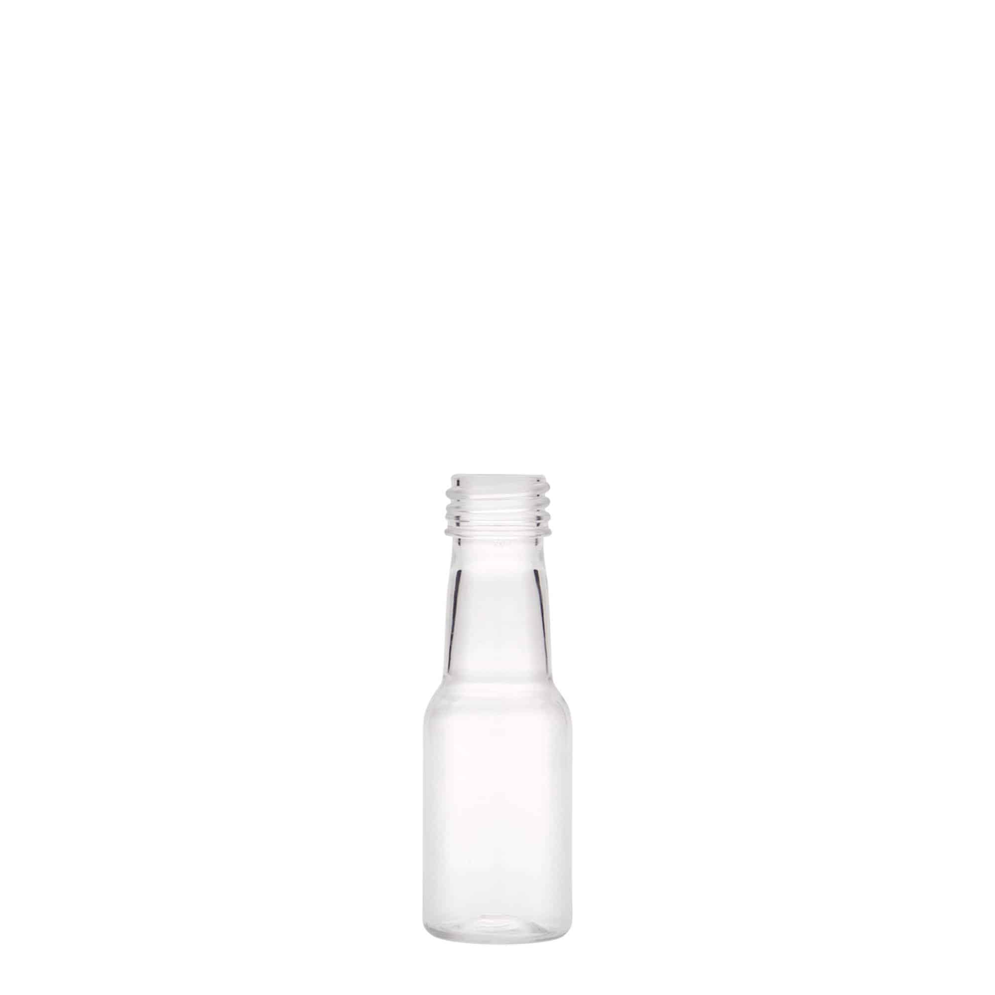 20 ml butelka PET „Theo”, tworzywo sztuczne, gwint: PP 18