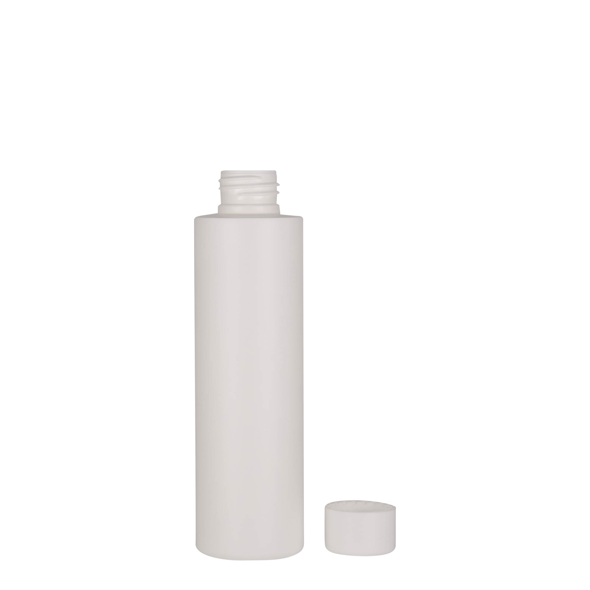 150 ml plastikowa butelka „Pipe”, HDPE, biała, gwint: 24/410 150 ml plastikowa butelka „Pipe”, HDPE, biała, gwint: 24/410