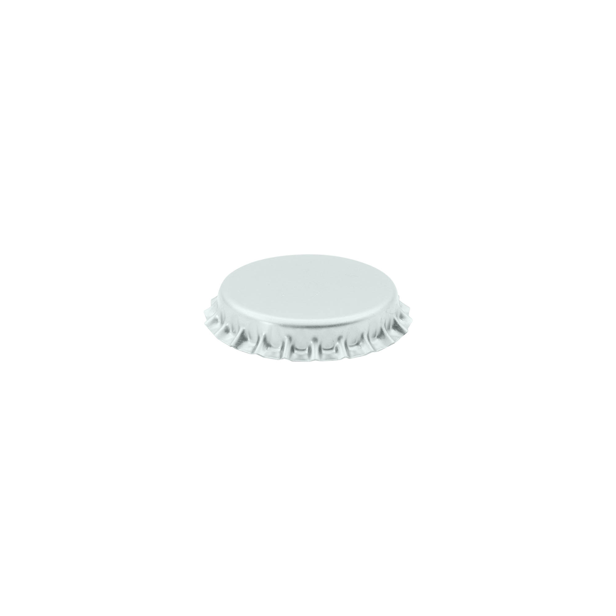 Kapsle 29 mm, metal, srebrny