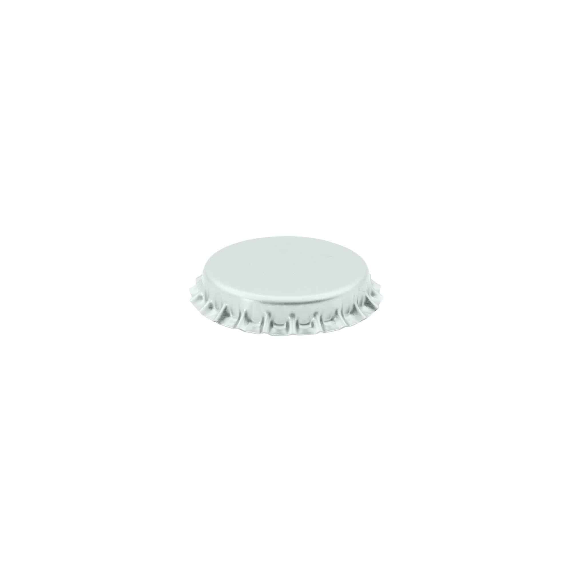 Kapsle 29 mm, metal, srebrny