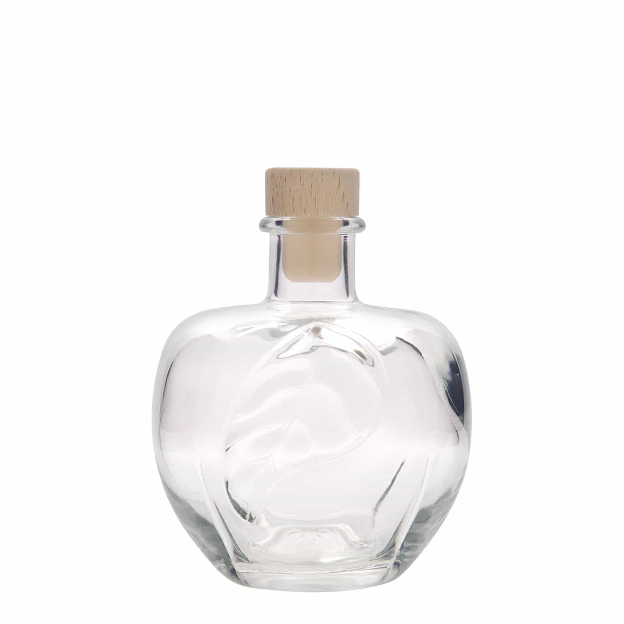 Butelka szklana 350 ml „Jabłko”, szyjka: korek
