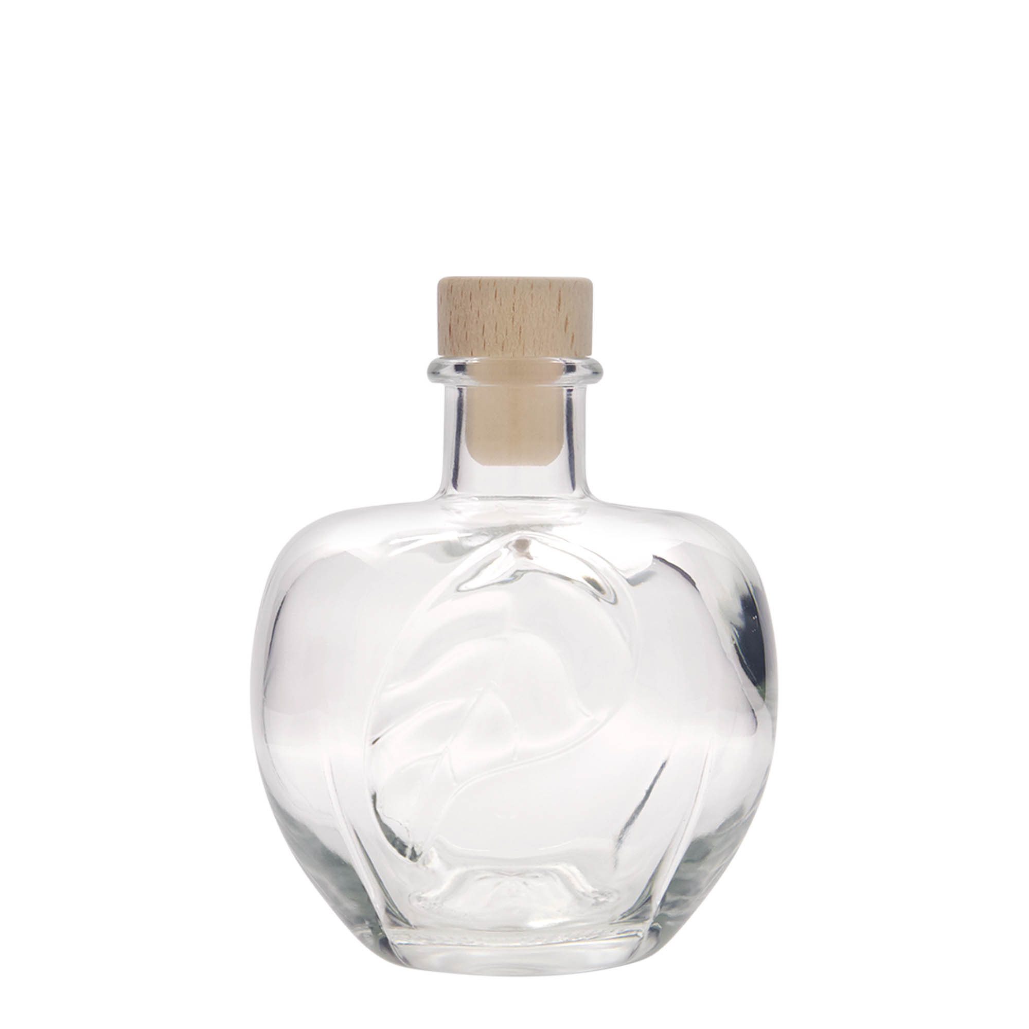 Butelka szklana 350 ml „Jabłko”, szyjka: korek
