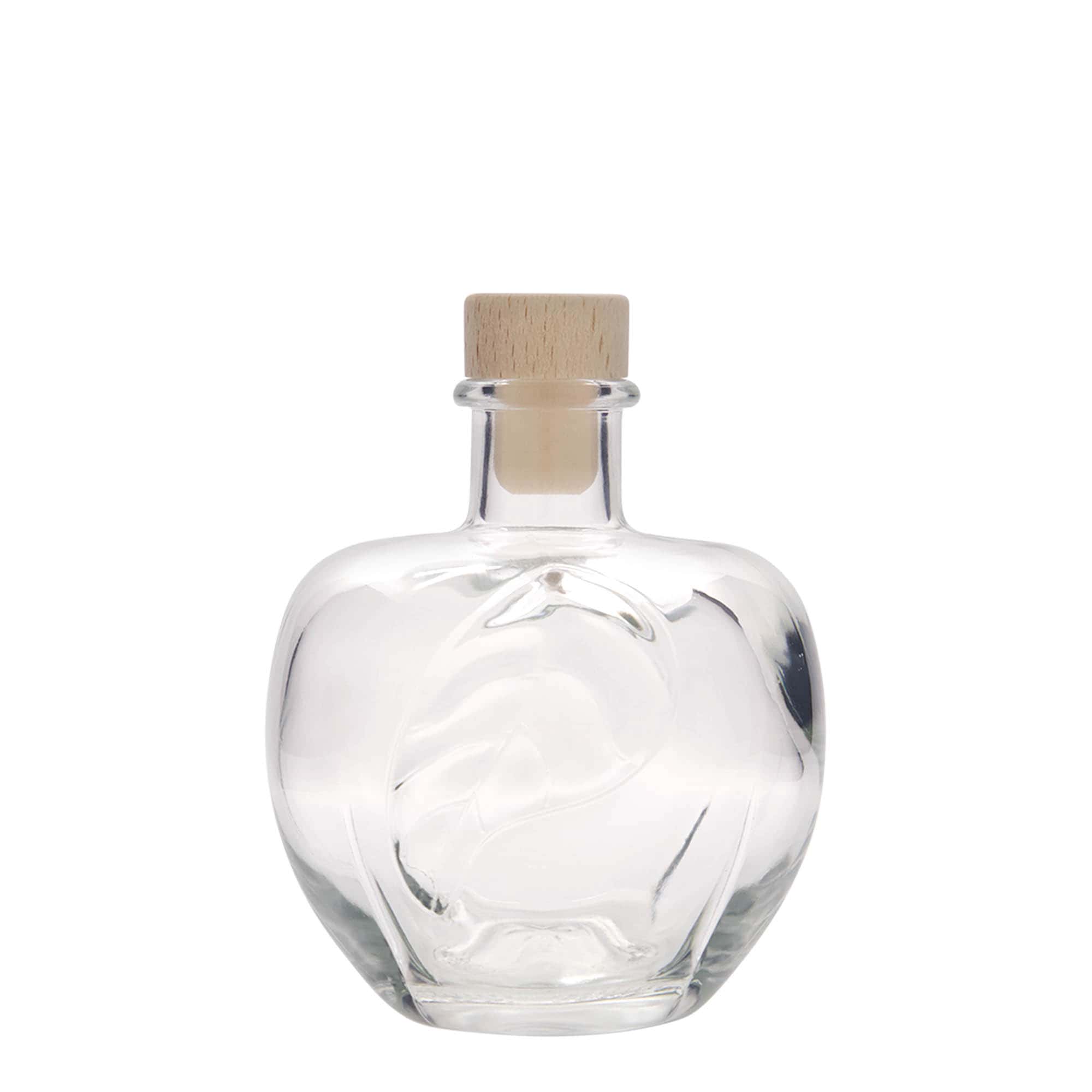 Butelka szklana 350 ml „Jabłko”, szyjka: korek