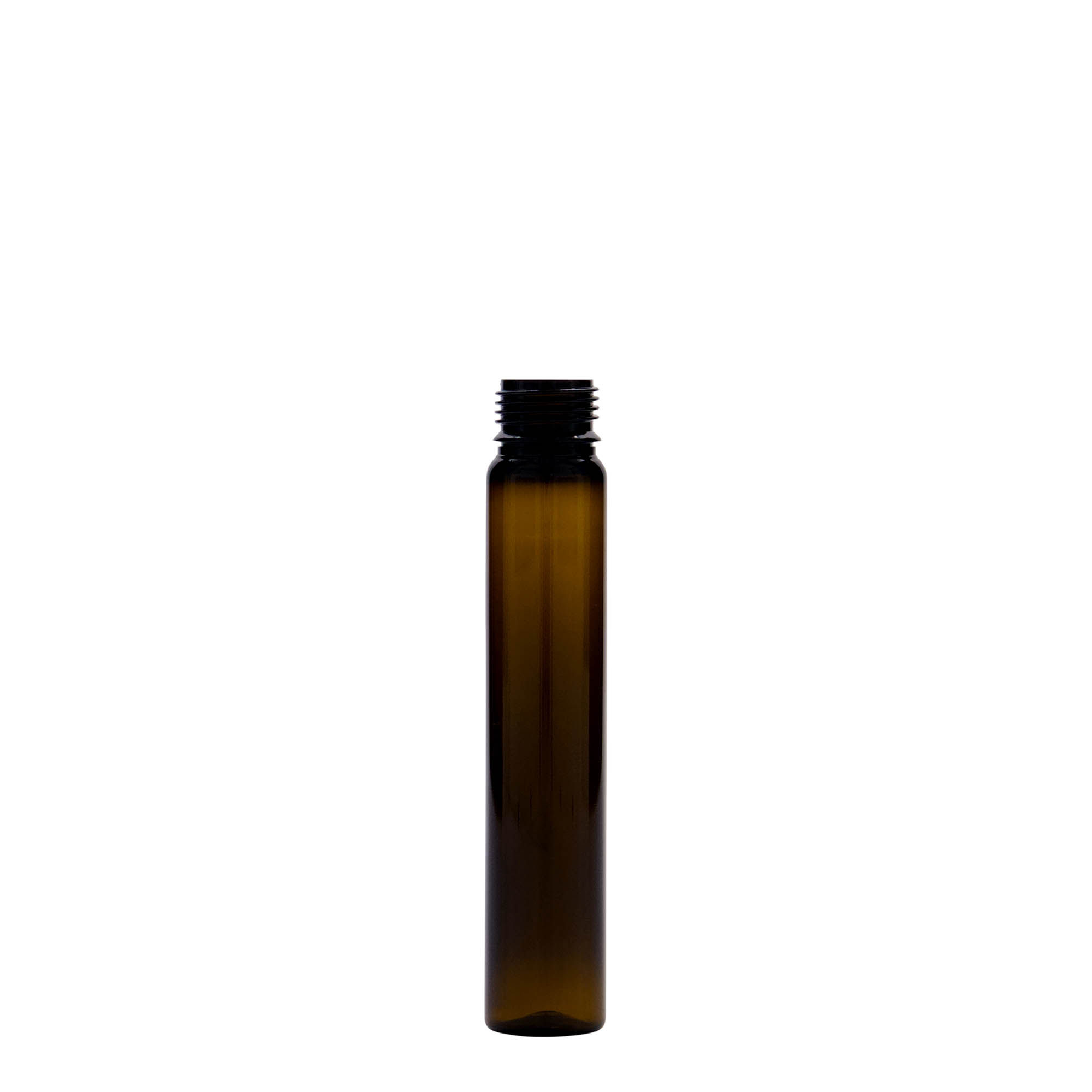 25 ml rurka PET, tworzywo sztuczne, brązowa, otwór: zakrętka na gwint 25 ml rurka PET, tworzywo sztuczne, brązowa, otwór: zakrętka na gwint