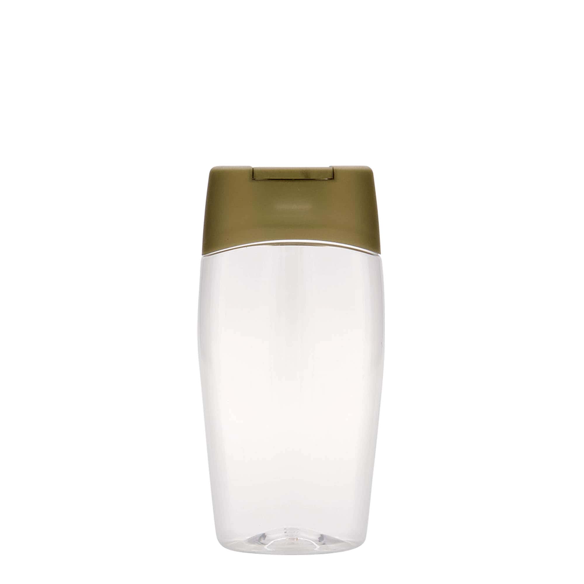 200 ml butelka PET „Squeeze”, owalna, z tworzywa sztucznego