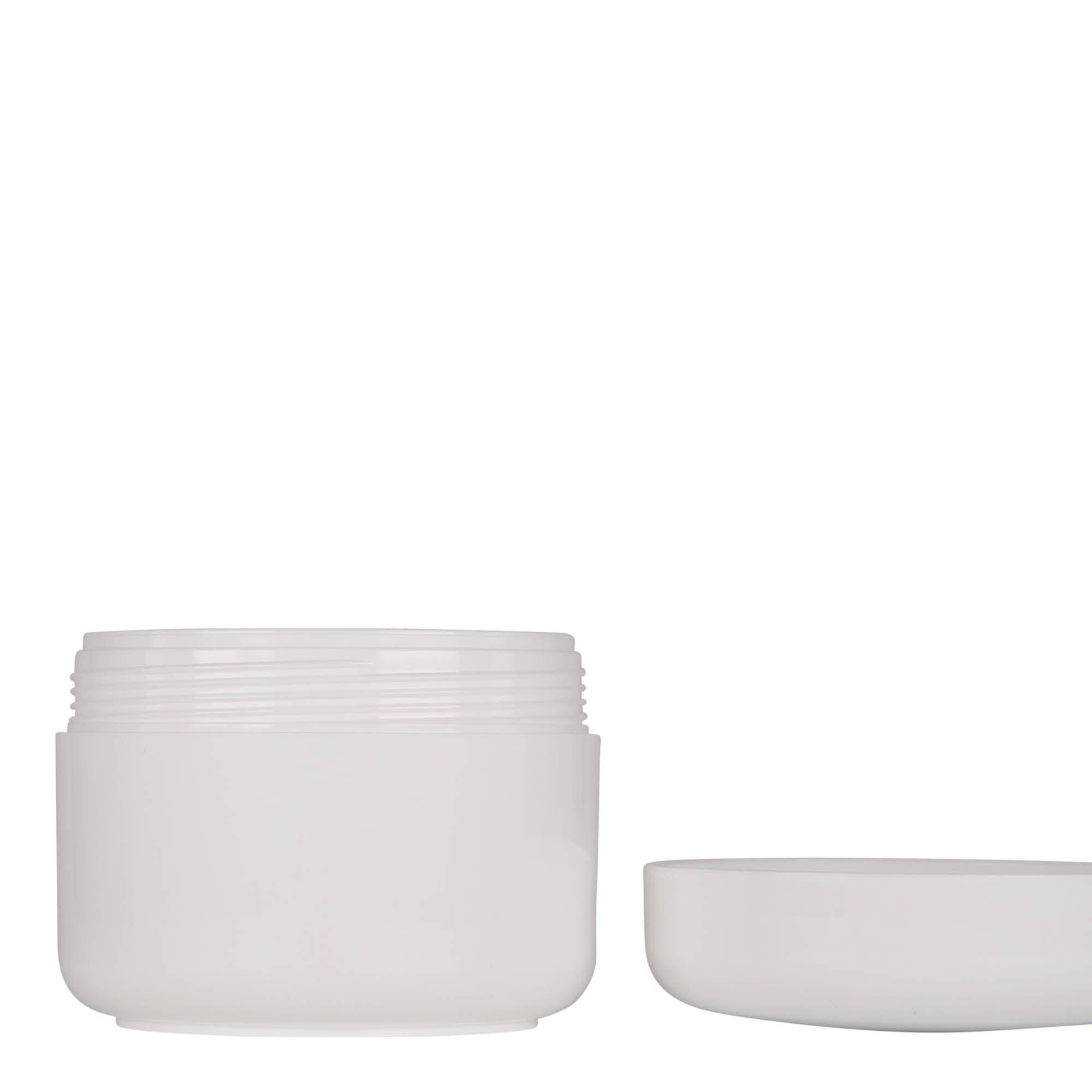 200 ml plastikowy pojemnik „Bianca”, PP, biały, otwór: zakrętka na gwint