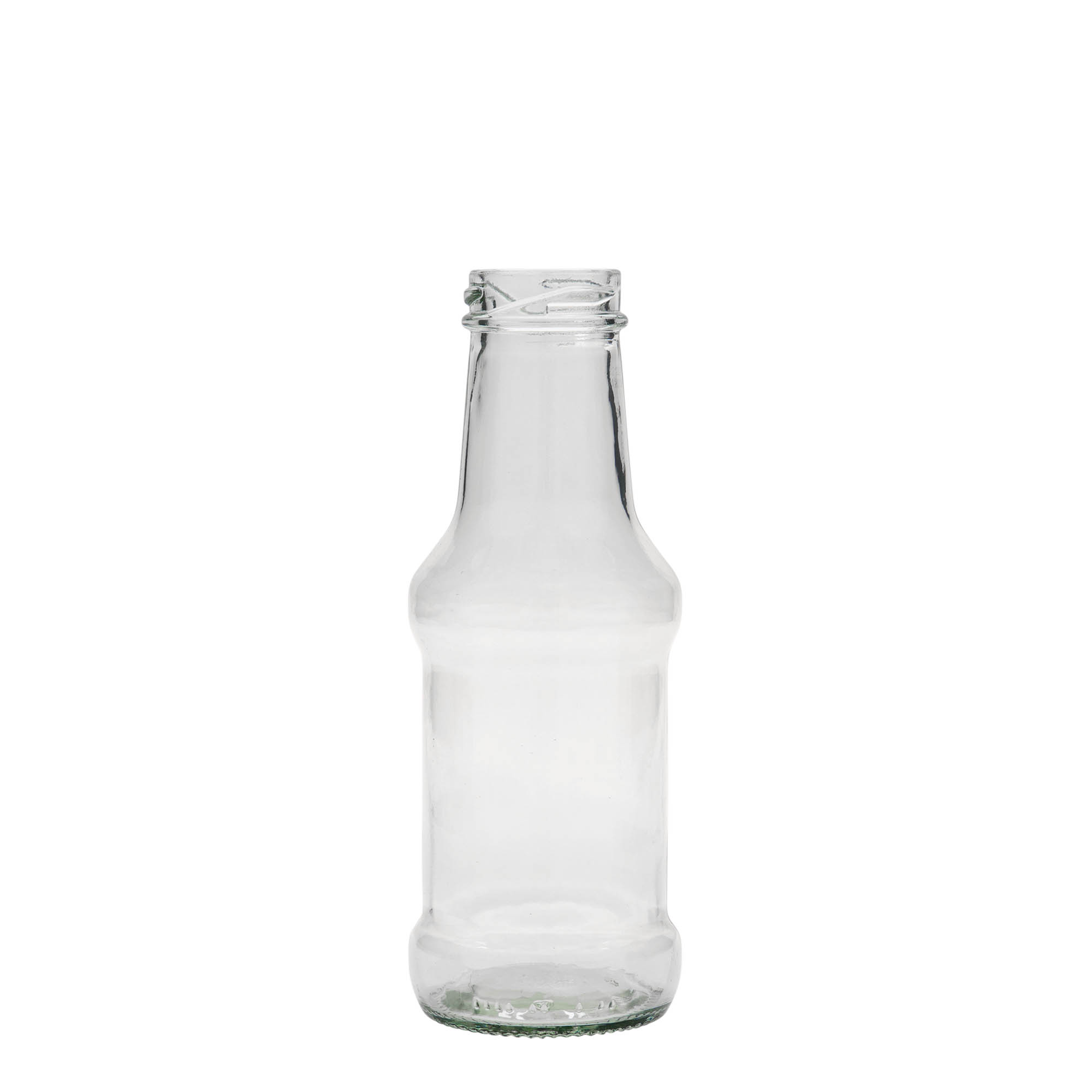 250 ml butelka na sos, szkło, otwór: Twist-Off (TO 38) 250 ml butelka na sos, szkło, otwór: Twist-Off (TO 38)