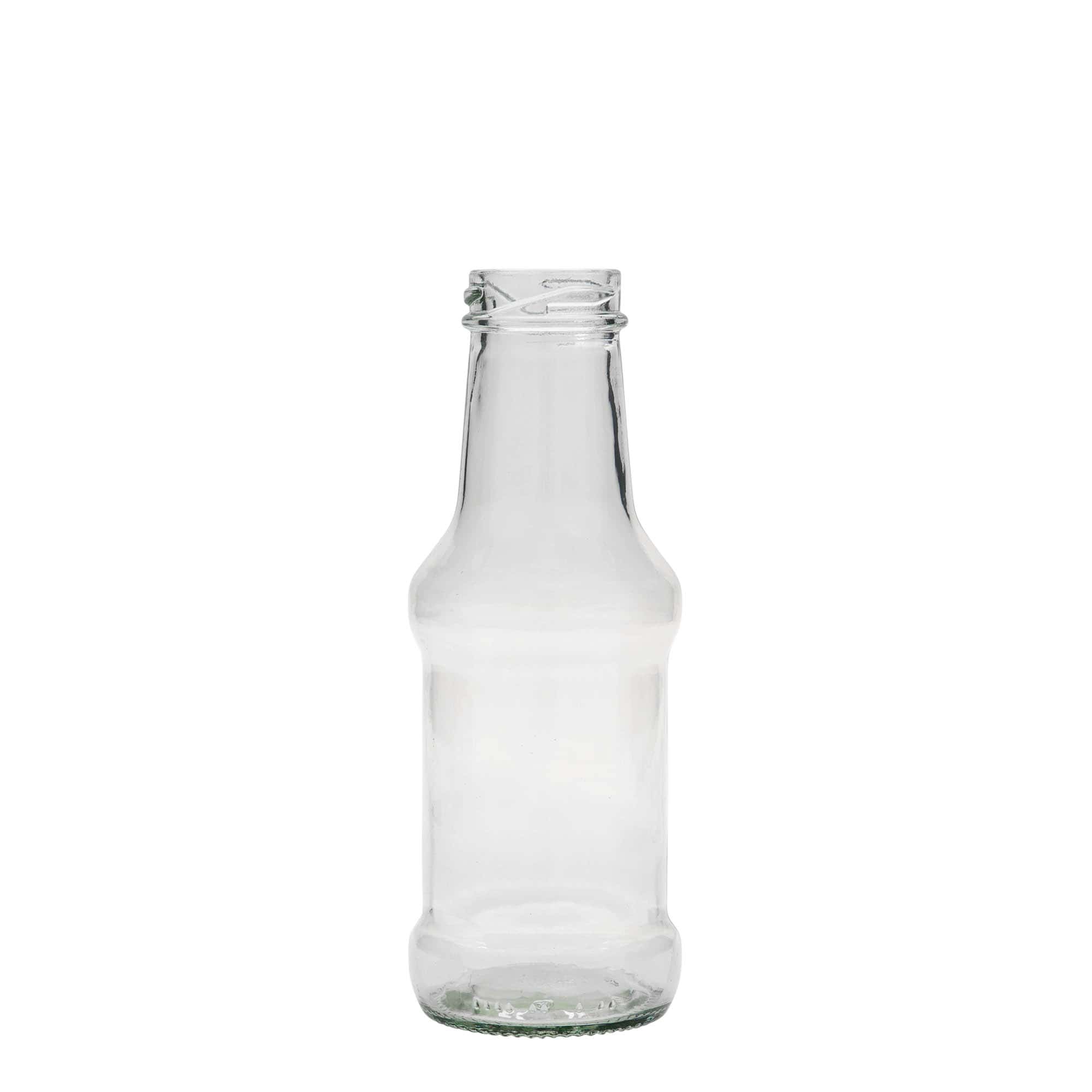 250 ml butelka na sos, szkło, otwór: Twist-Off (TO 38)