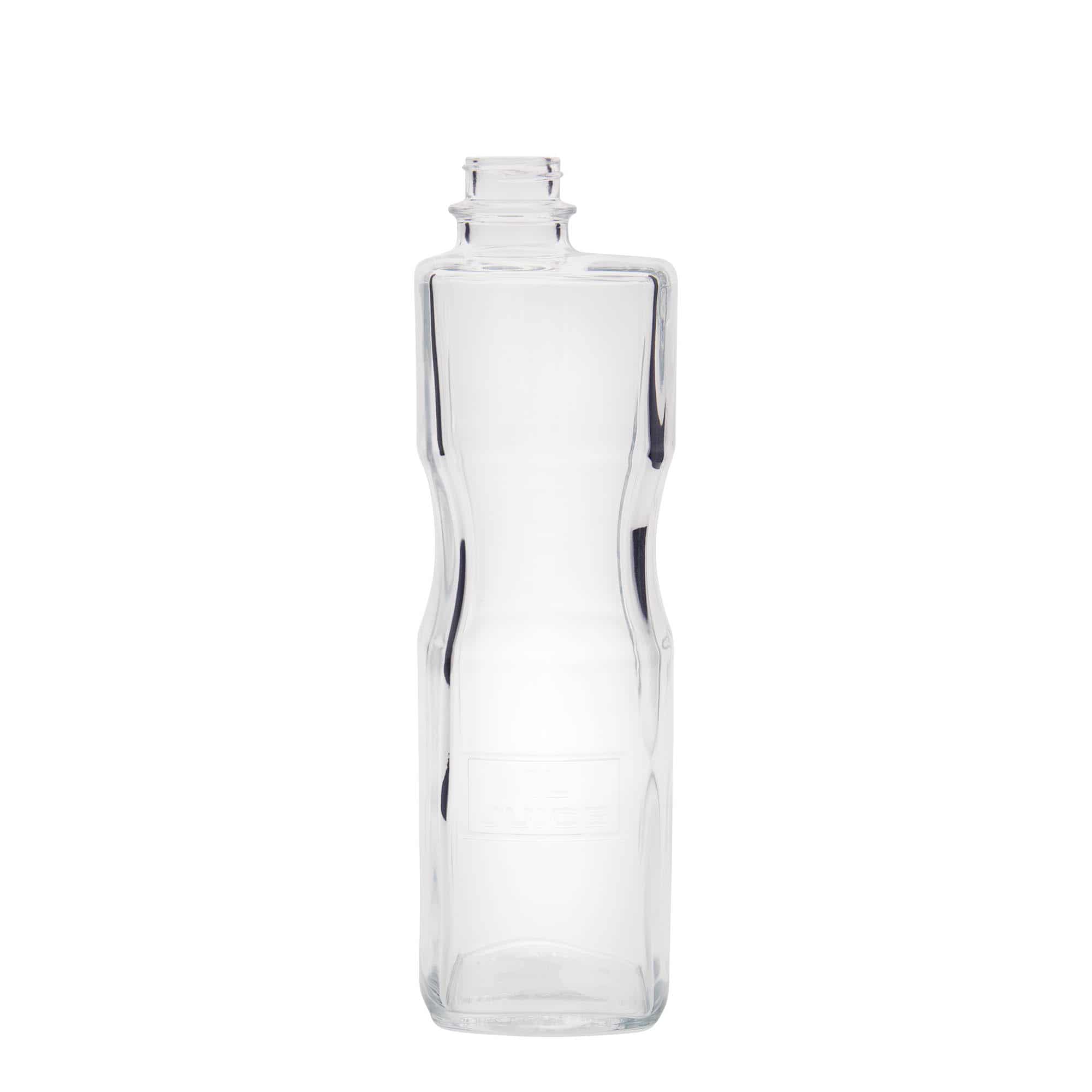 1000 ml butelka szklana 'Optima Juice', prostokątna, zamknięcie: zakrętka