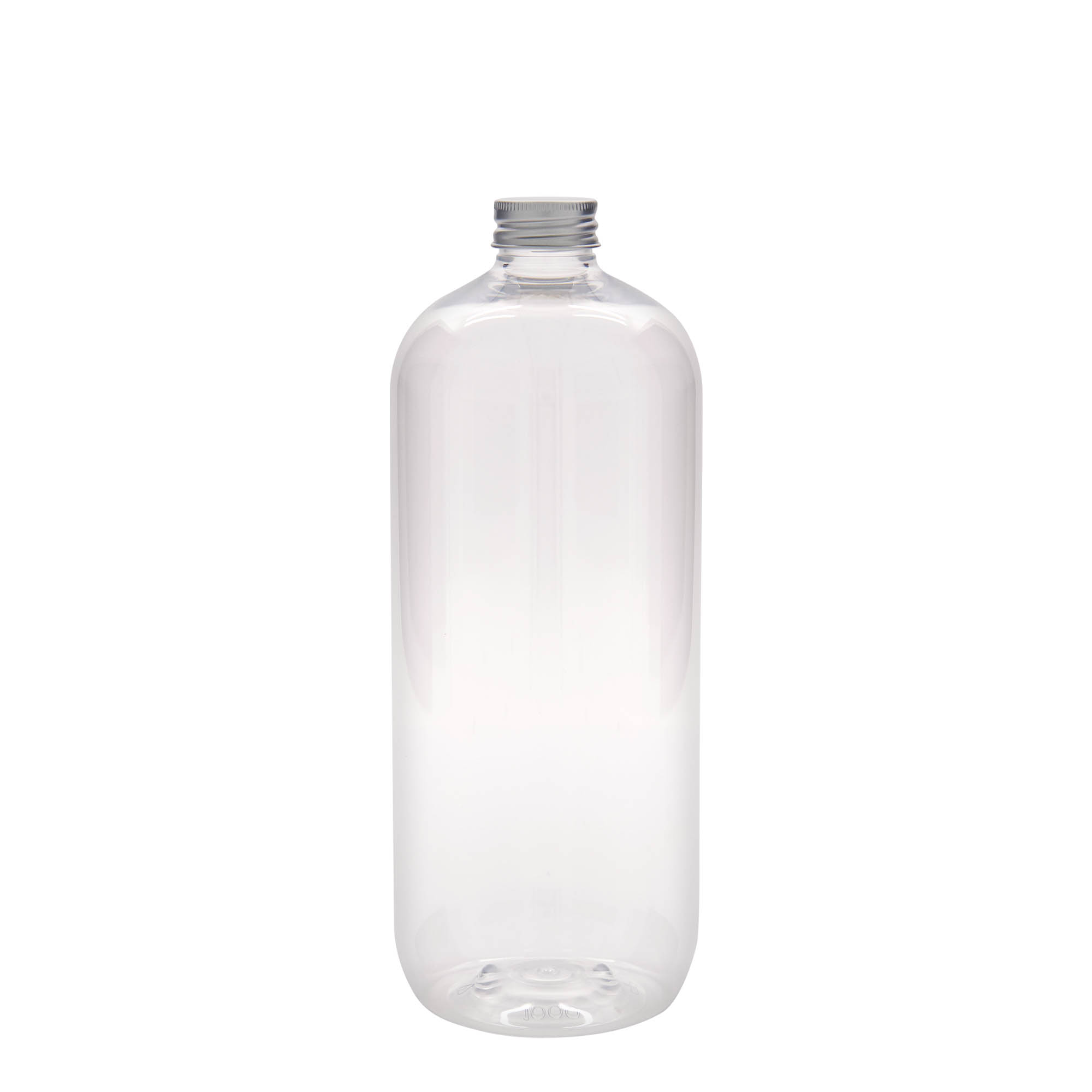 1.000 ml butelka PET „Boston”, tworzywo sztuczne, gwint: 28/410