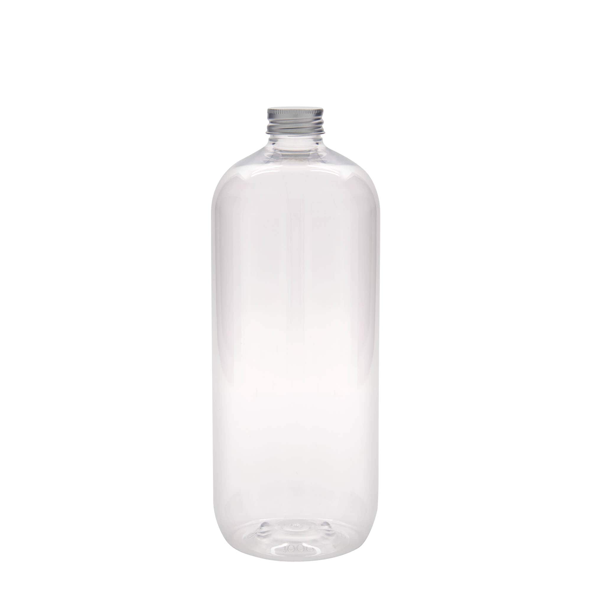 1.000 ml butelka PET „Boston”, tworzywo sztuczne, gwint: 28/410