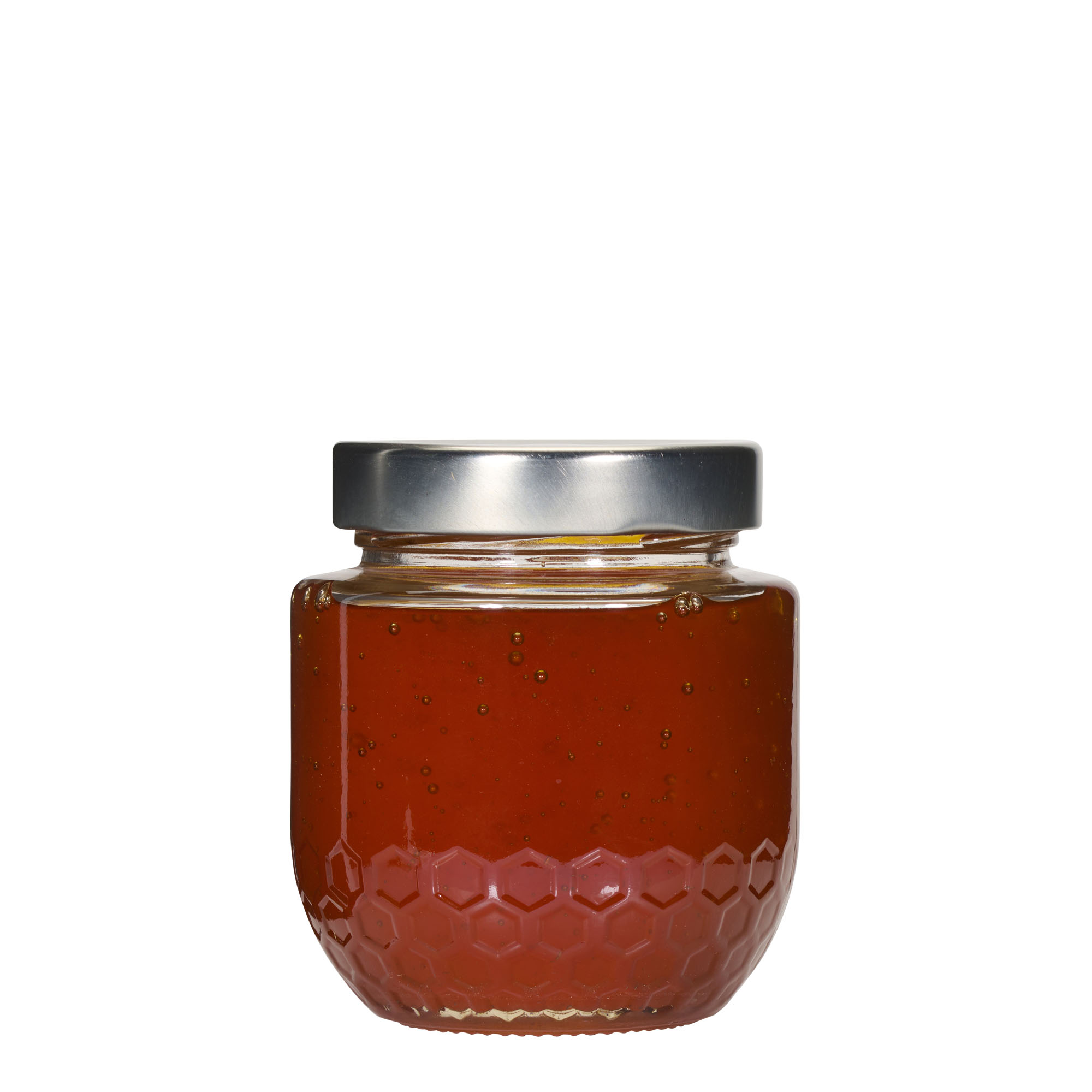 Słoik miodu 390 ml „Maja”, gwint: Deep-Twist-Off (DTO 70)