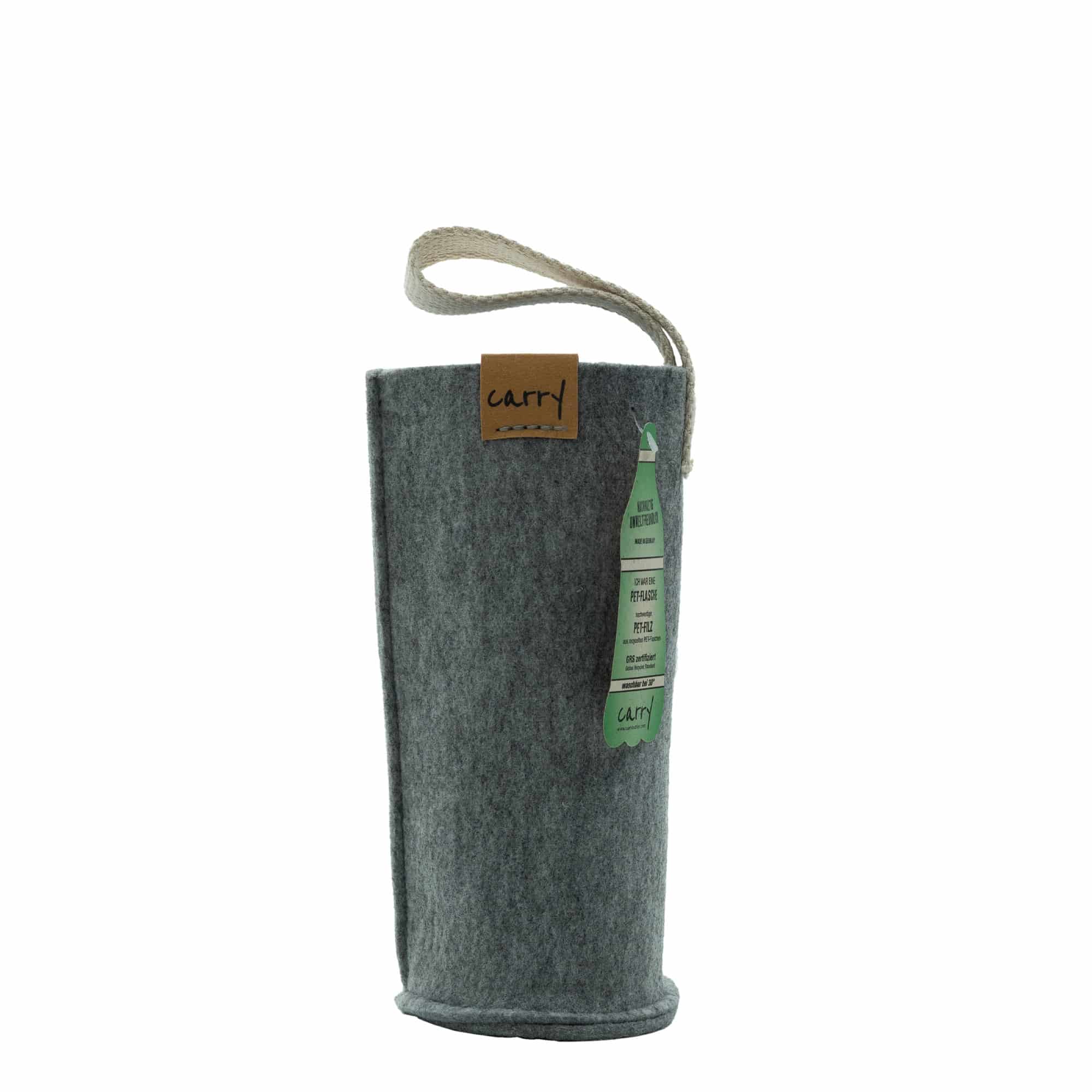 Etui CARRY Sleeve, materiał tekstylny, kolor szary