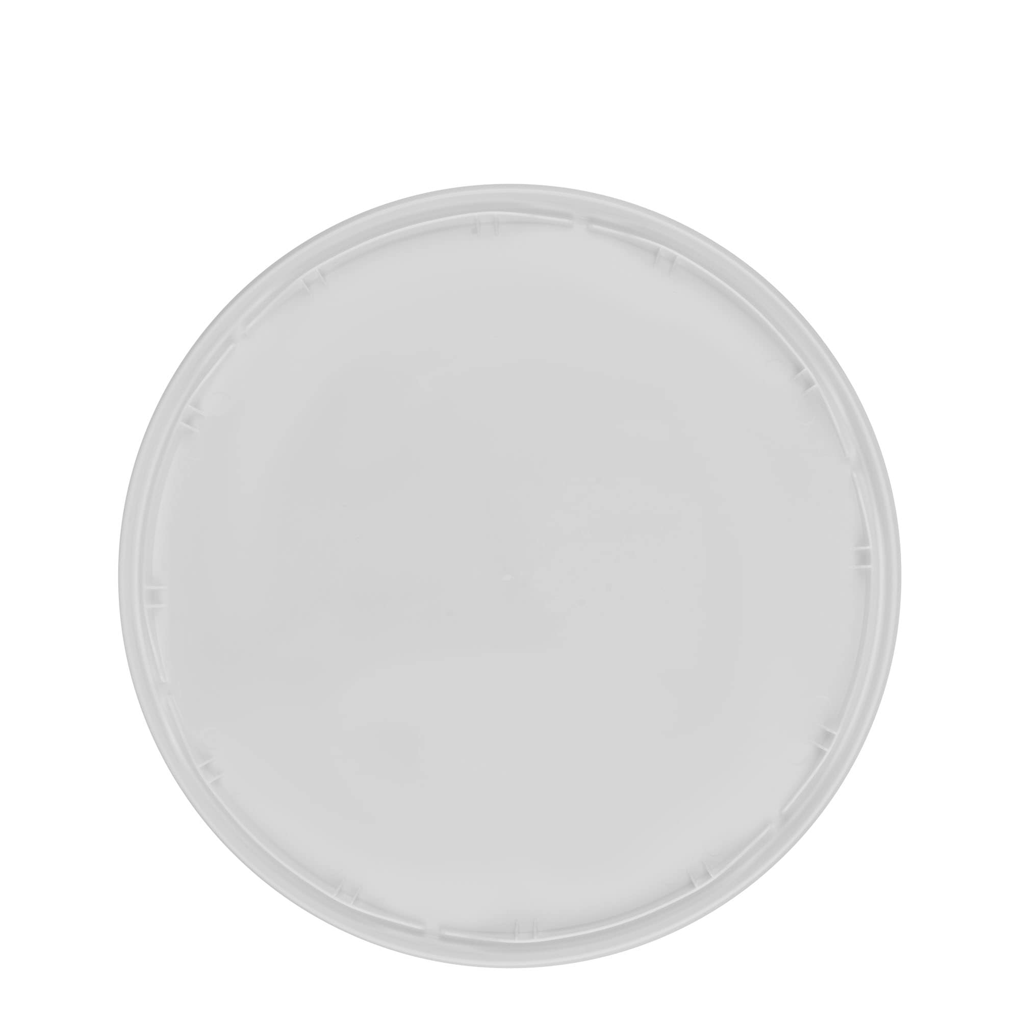Pokrywka do wiadra 20 l, tworzywo sztuczne PP, kolor biały