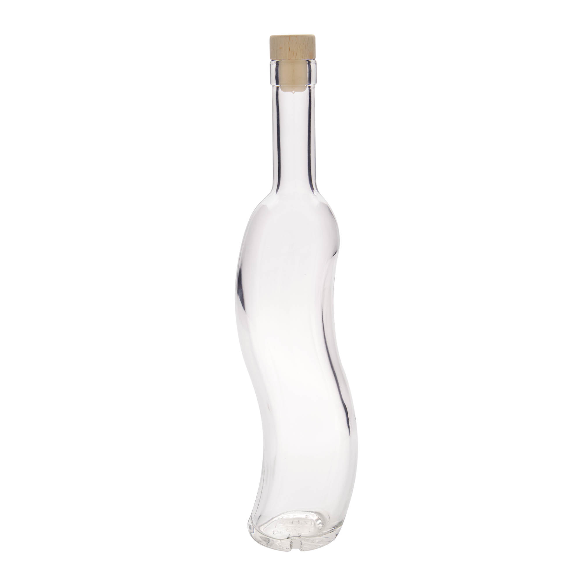 Butelka szklana 500 ml 'La-Ola', półokrągła, otwór: korek Butelka szklana 500 ml 'La-Ola', półokrągła, otwór: korek
