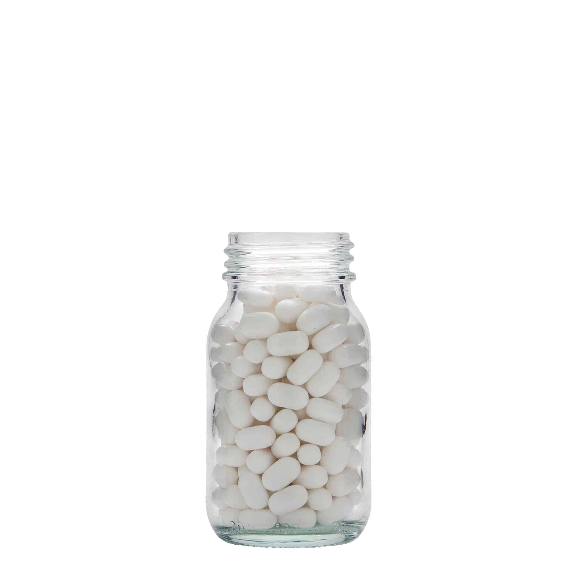 100 ml słoik z szerokim otworem, zamknięcie: DIN 40