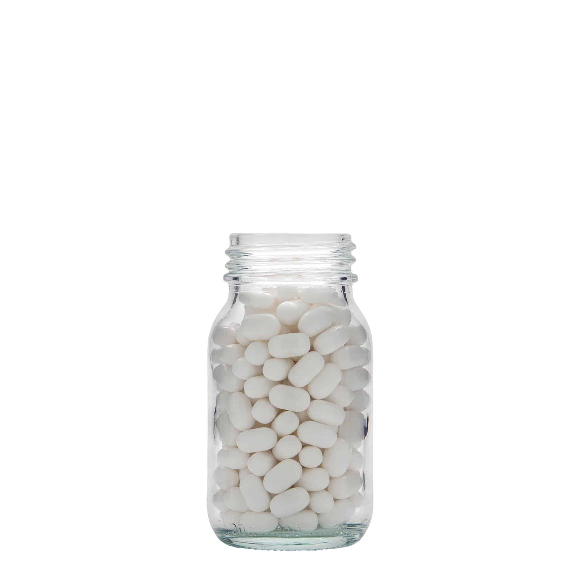 100 ml słoik o szerokiej szyjce, otwór: DIN 40