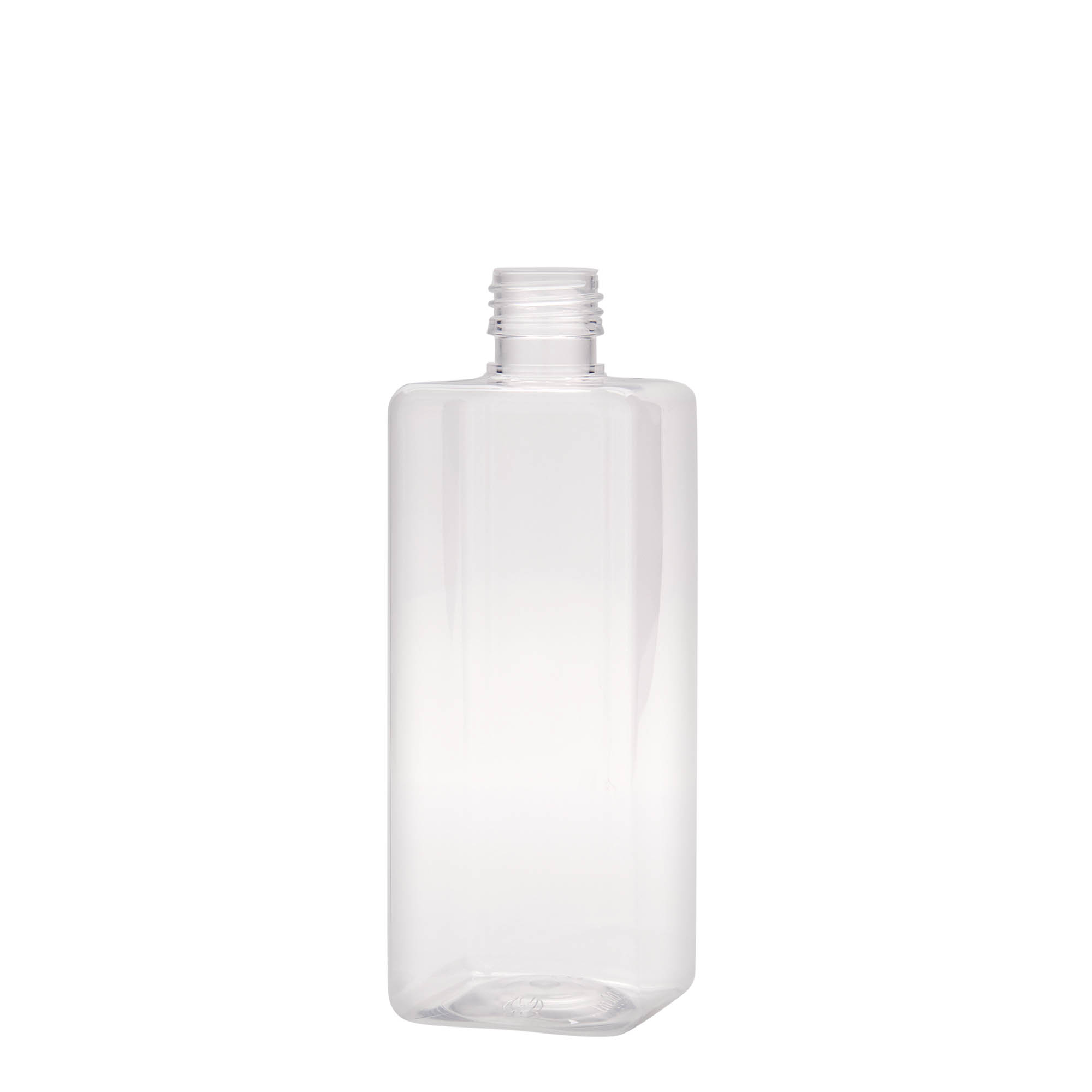 500 ml butelka PET „Karl”, kwadratowa, plastik, gwint: PP 28 500 ml butelka PET „Karl”, kwadratowa, plastik, gwint: PP 28