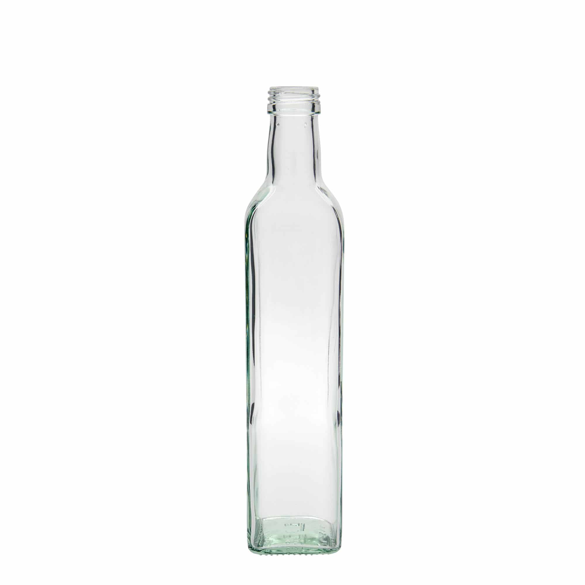 500 ml butelka szklana 'Marasca', kwadratowa, zamknięcie: PP 31,5 500 ml butelka szklana 'Marasca', kwadratowa, zamknięcie: PP 31,5