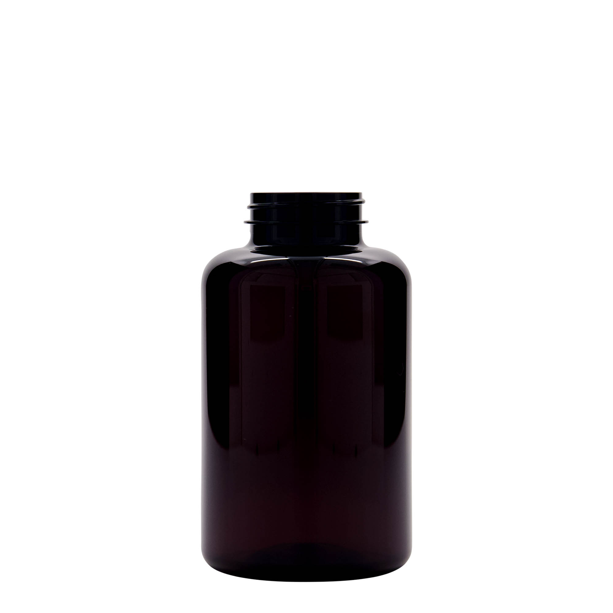 500 ml butelka PET, plastik, brązowa, gwint: 45/400