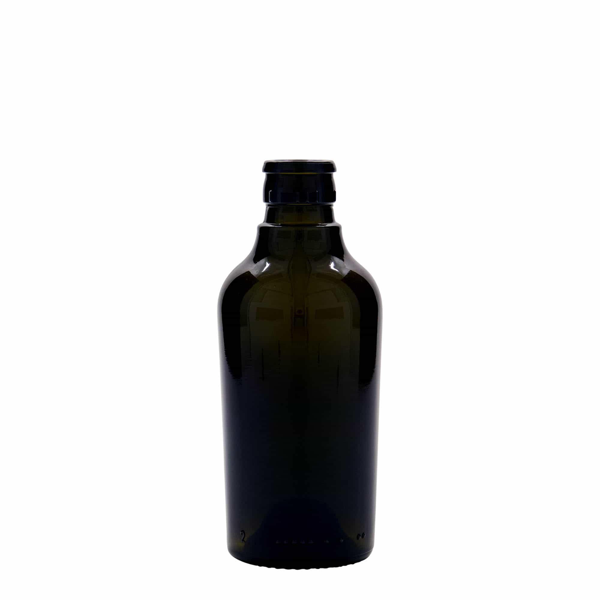 250 ml butelka na ocet/olej 'Oleum', szkło, antyczny zielony, wylot: DOP 250 ml butelka na ocet/olej 'Oleum', szkło, antyczny zielony, wylot: DOP
