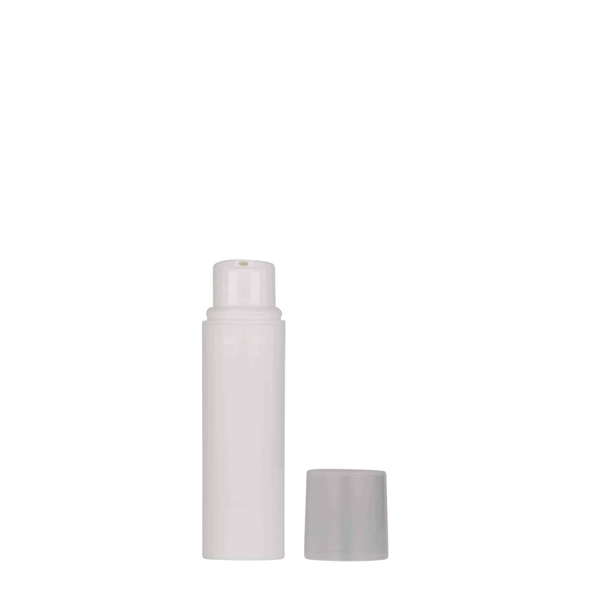 10 ml dozownik beztlenowy 'Nano', tworzywo sztuczne PP, biały