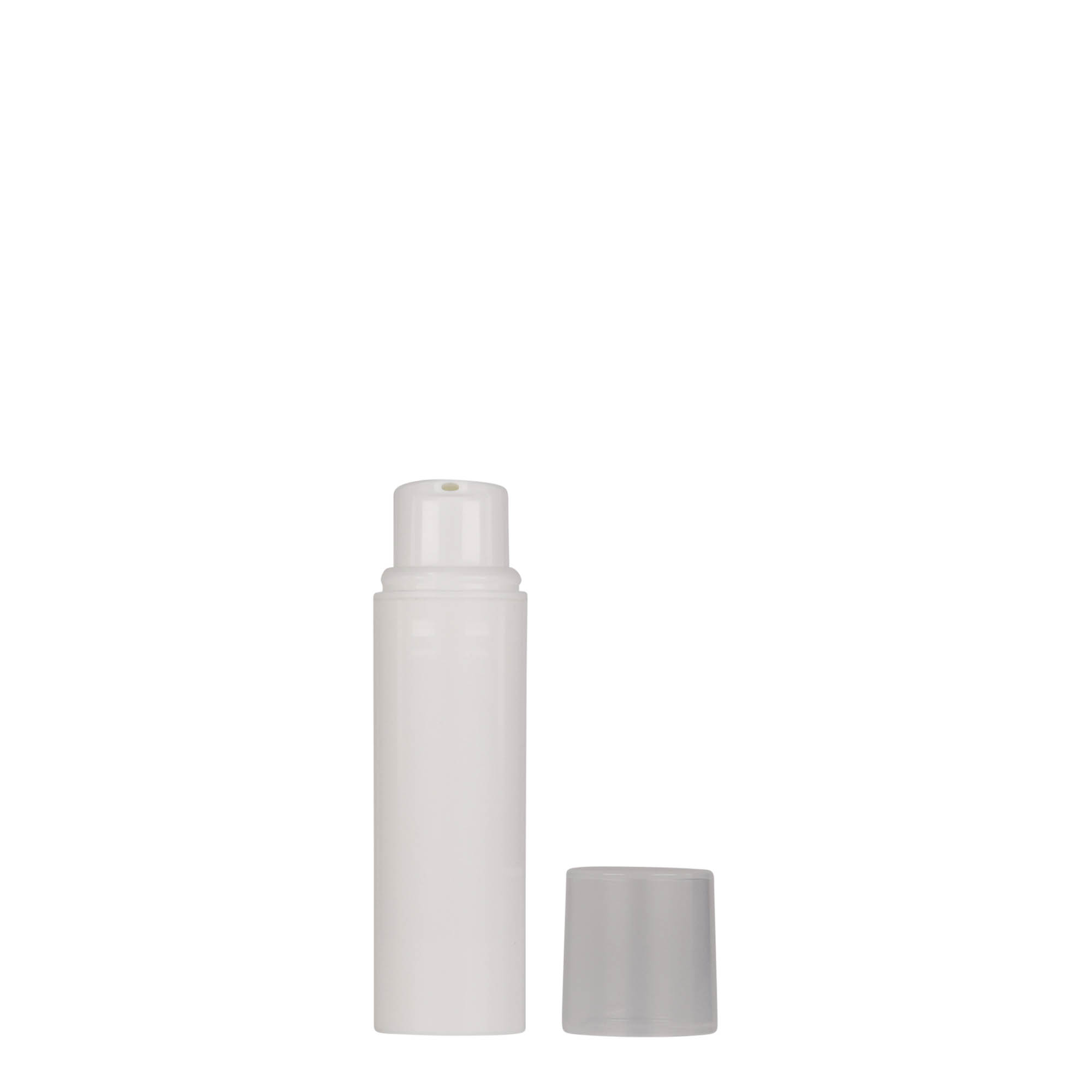 10 ml dozownik beztlenowy 'Nano', tworzywo sztuczne PP, biały