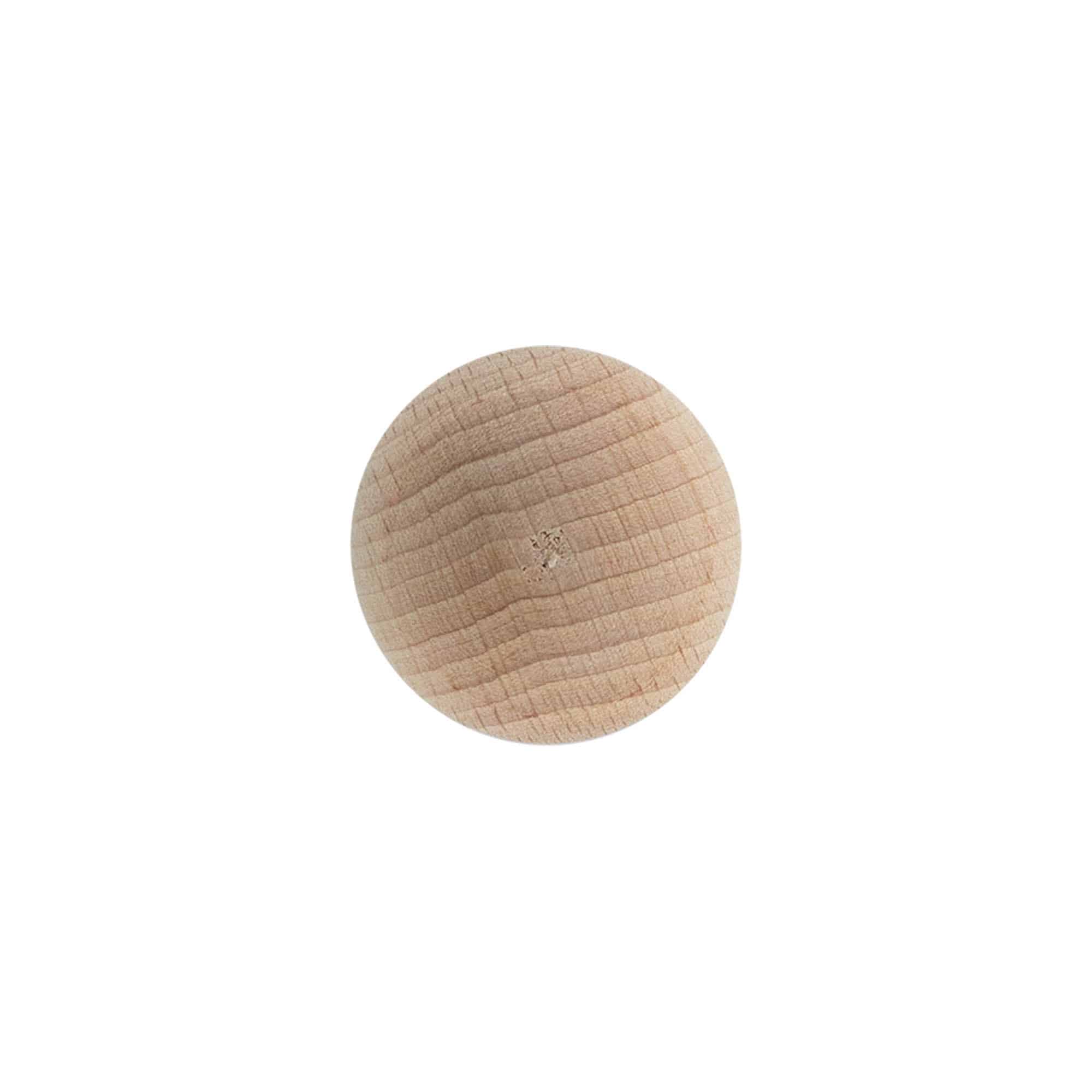 Korek z uchwytem 19 mm 'Kugel', drewno/plastik, do otworu: korek