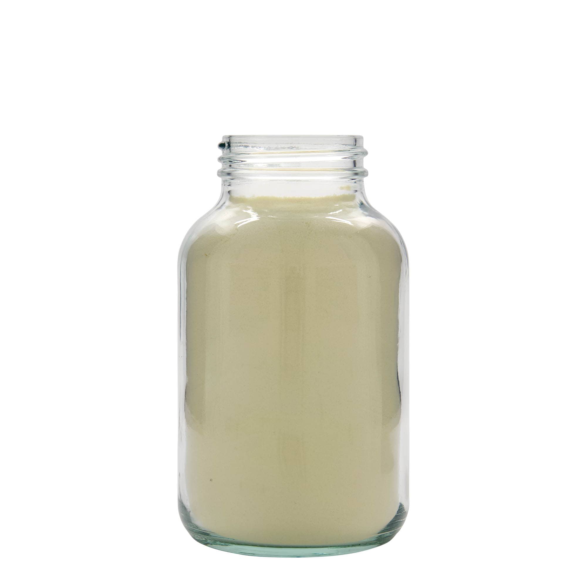 1.000 ml słoik szerokootworowy, wylot: DIN 68